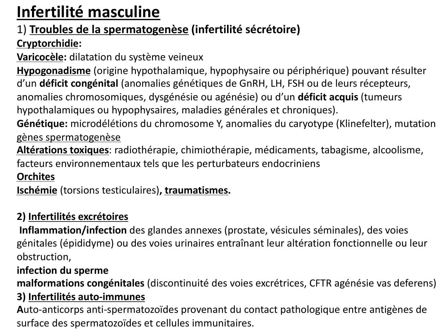 Reproduction — synthèse page 15