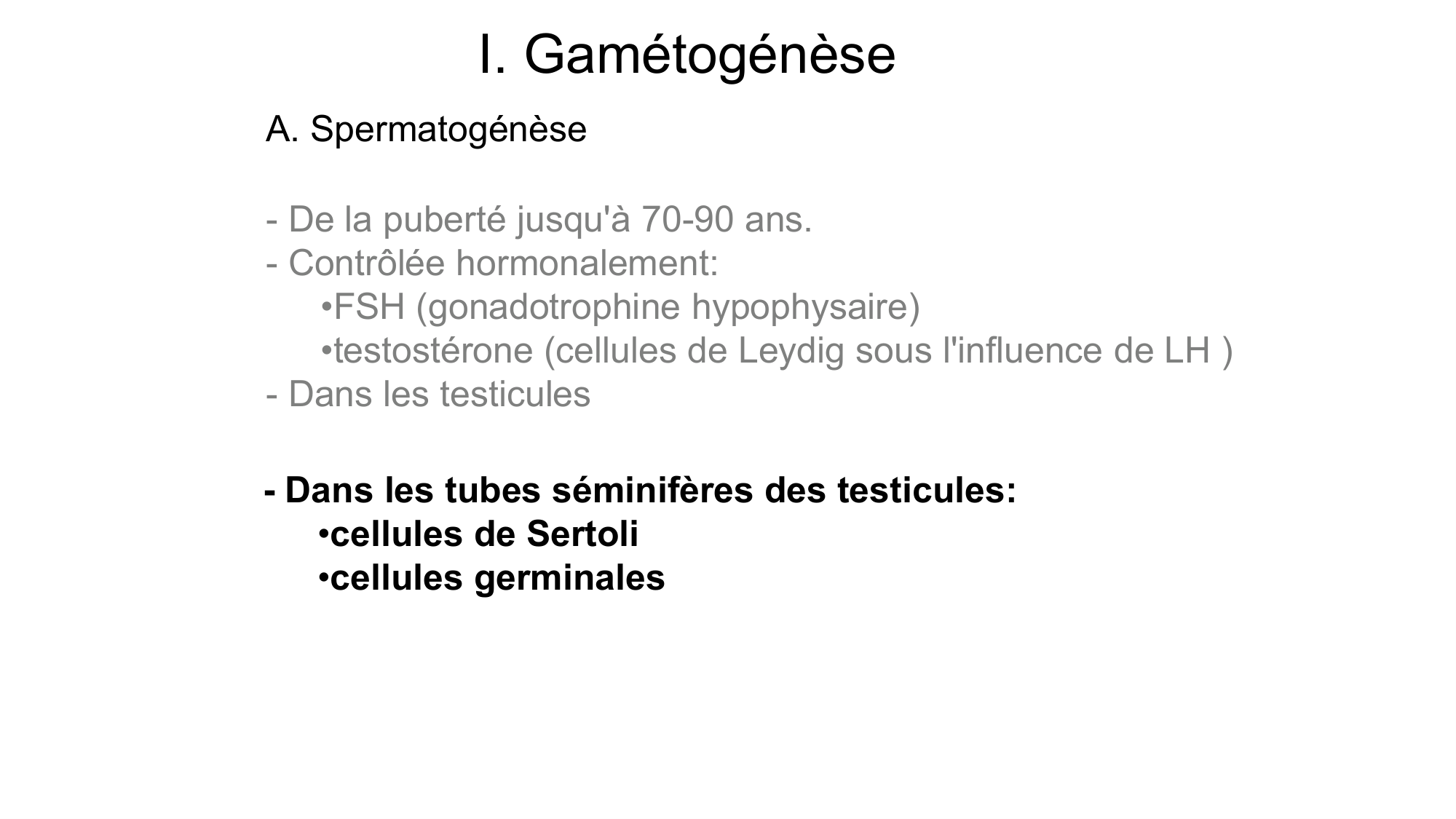 Gamétogenèse page 13