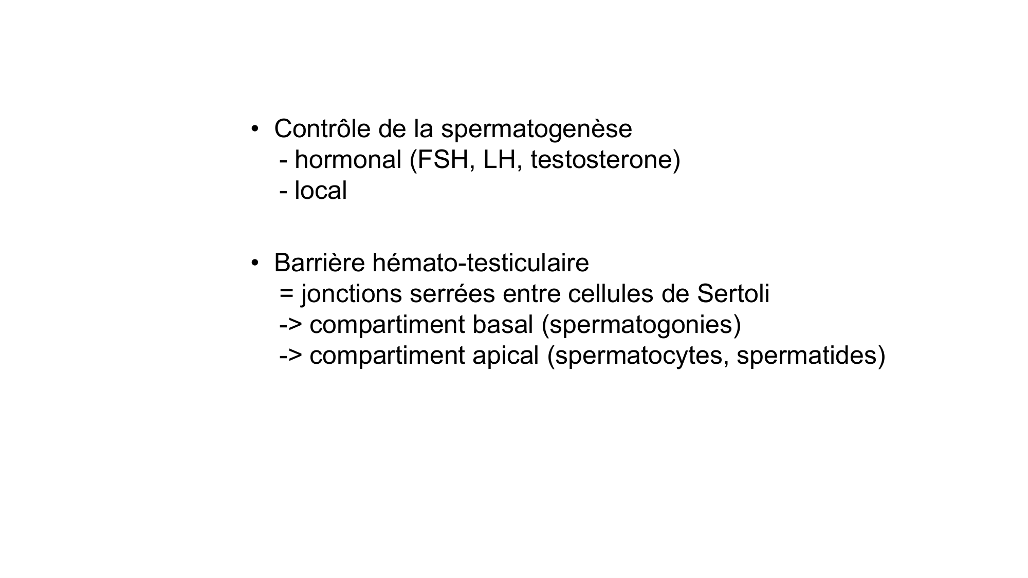 Gamétogenèse page 24