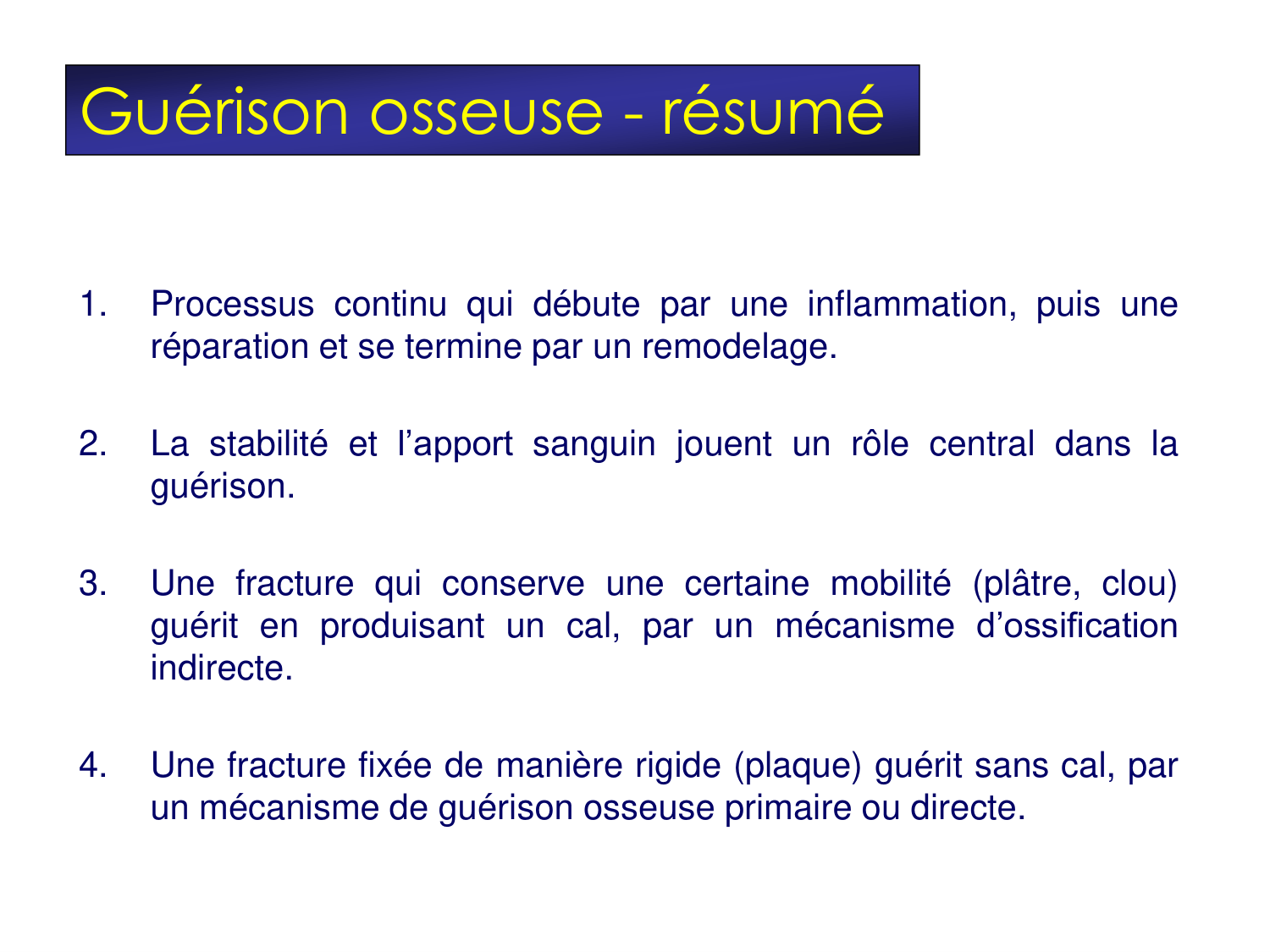 Fractures et réparation page 16