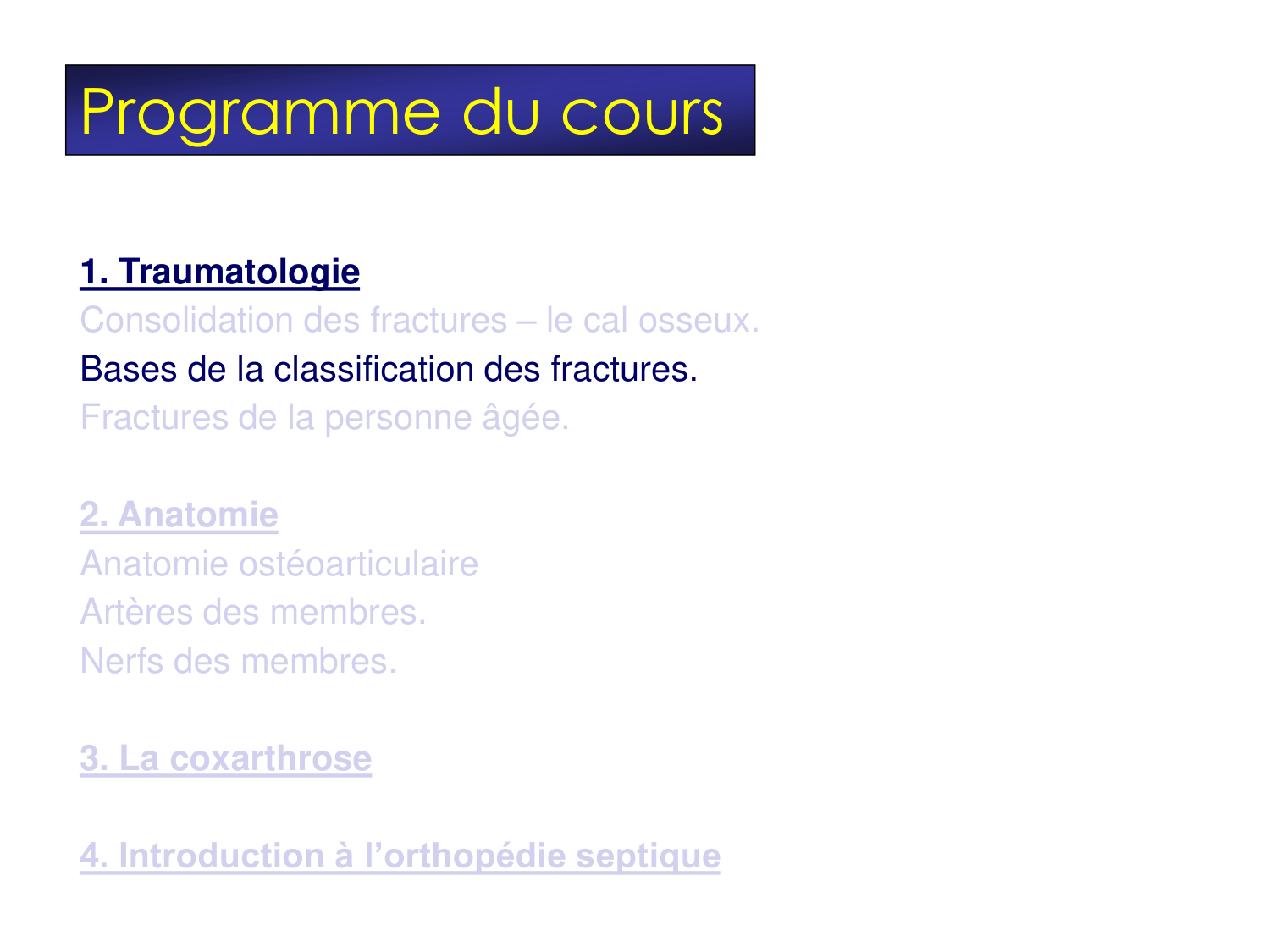 Fractures et réparation page 17