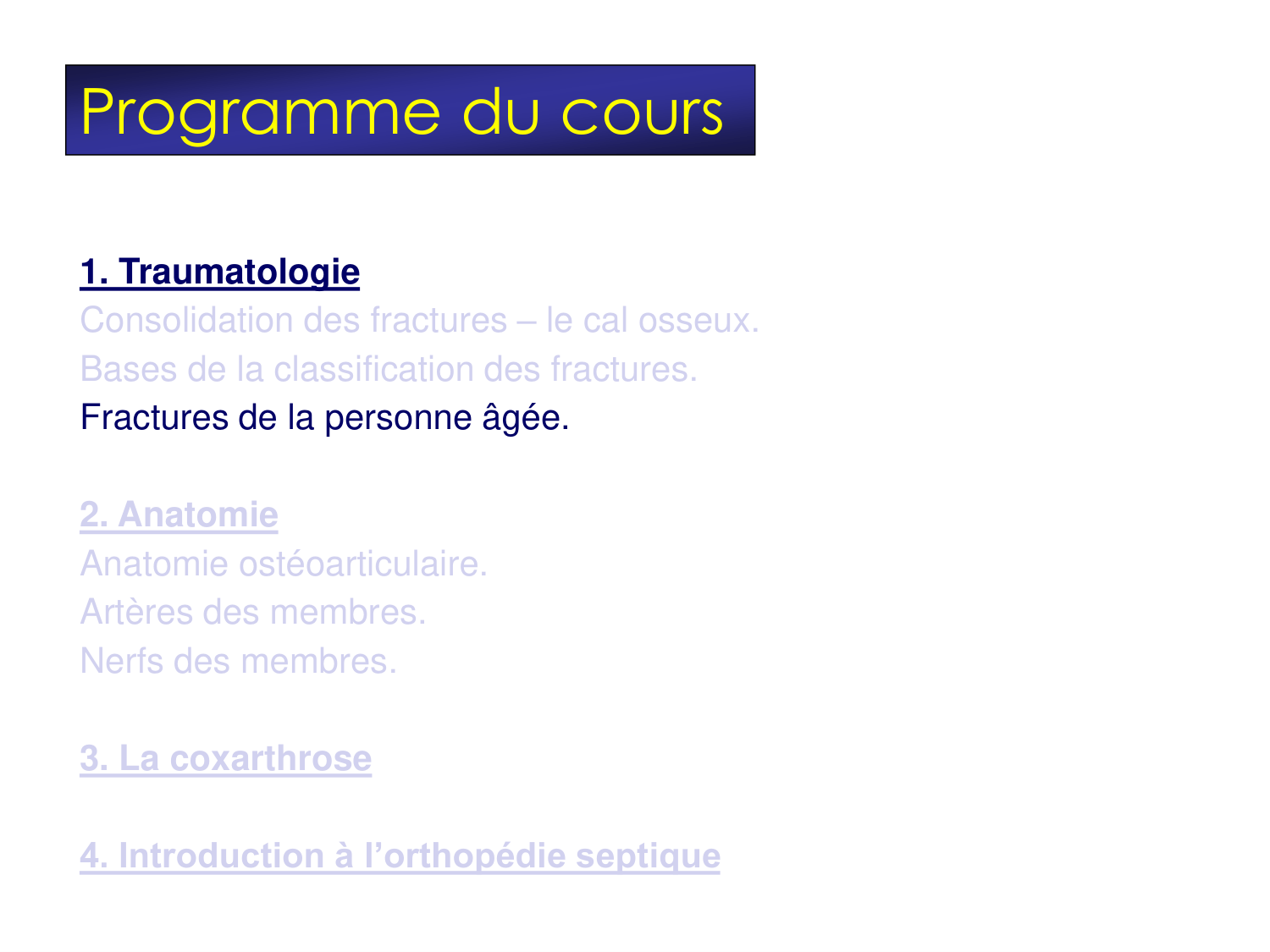 Fractures et réparation page 29