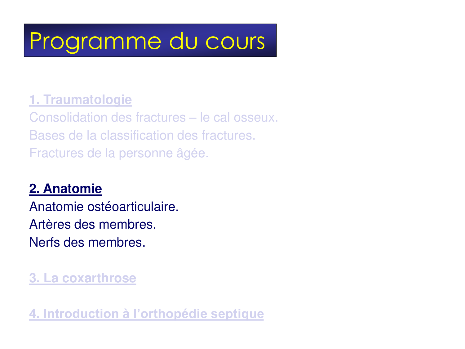 Fractures et réparation page 35