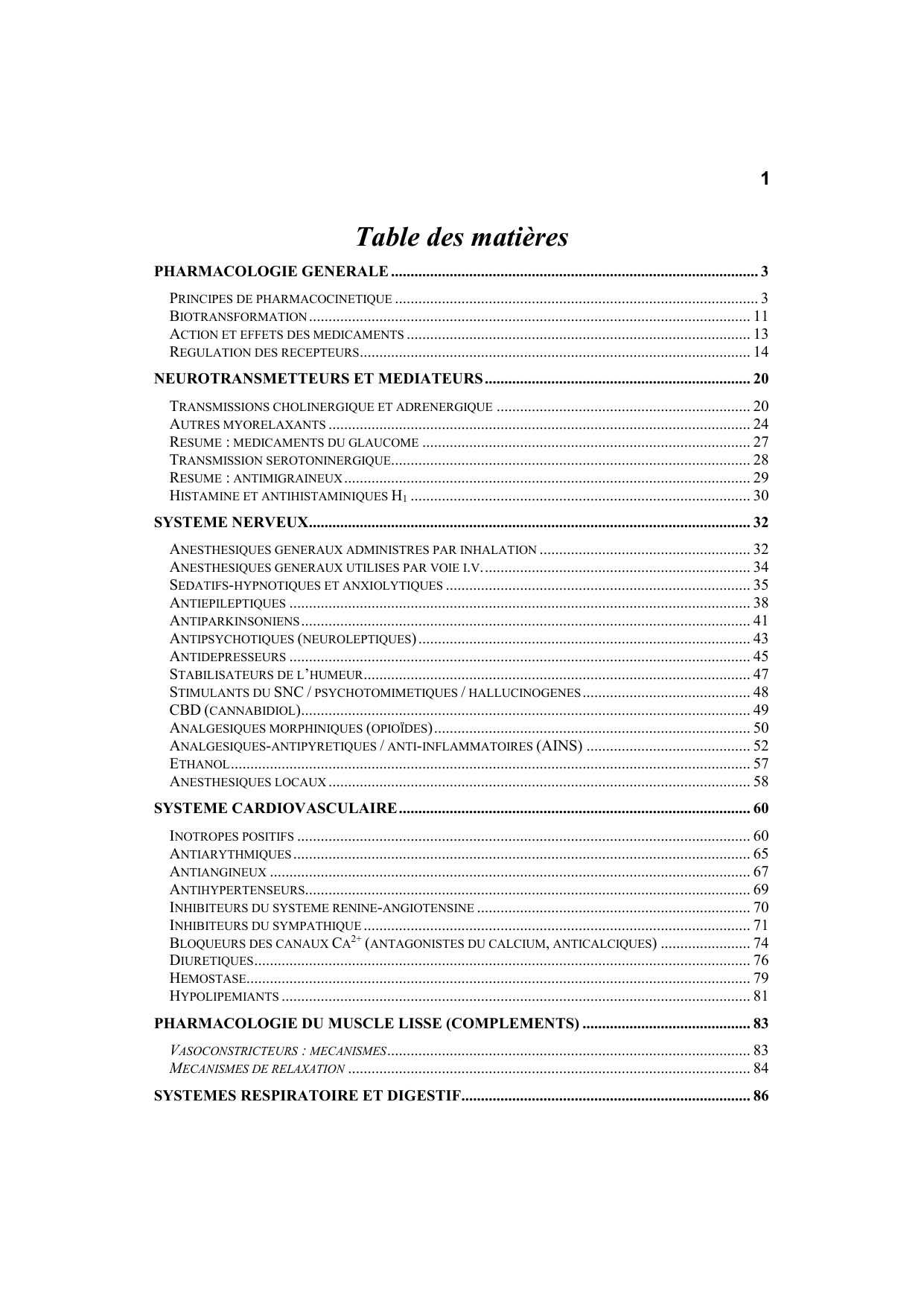Polycopié Pharmacologie Schaad mars 2024 page 3