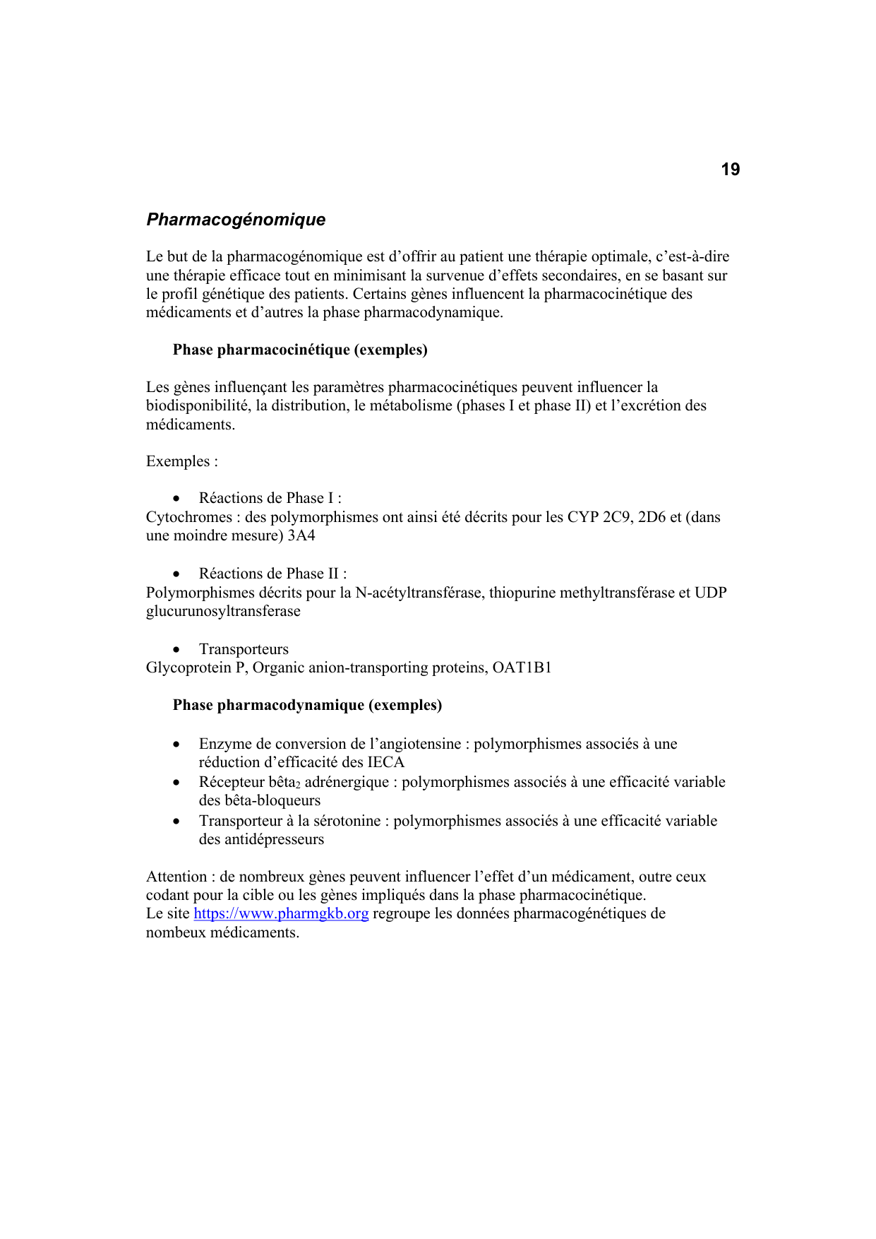 Polycopié Pharmacologie Schaad mars 2024 page 21