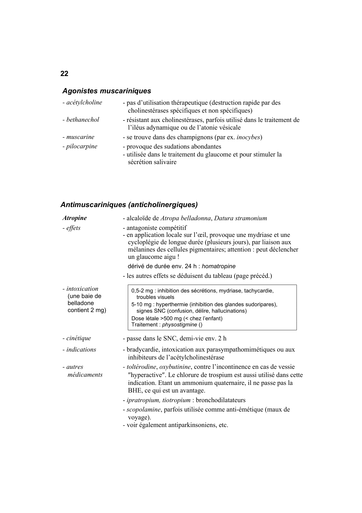 Polycopié Pharmacologie Schaad mars 2024 page 24