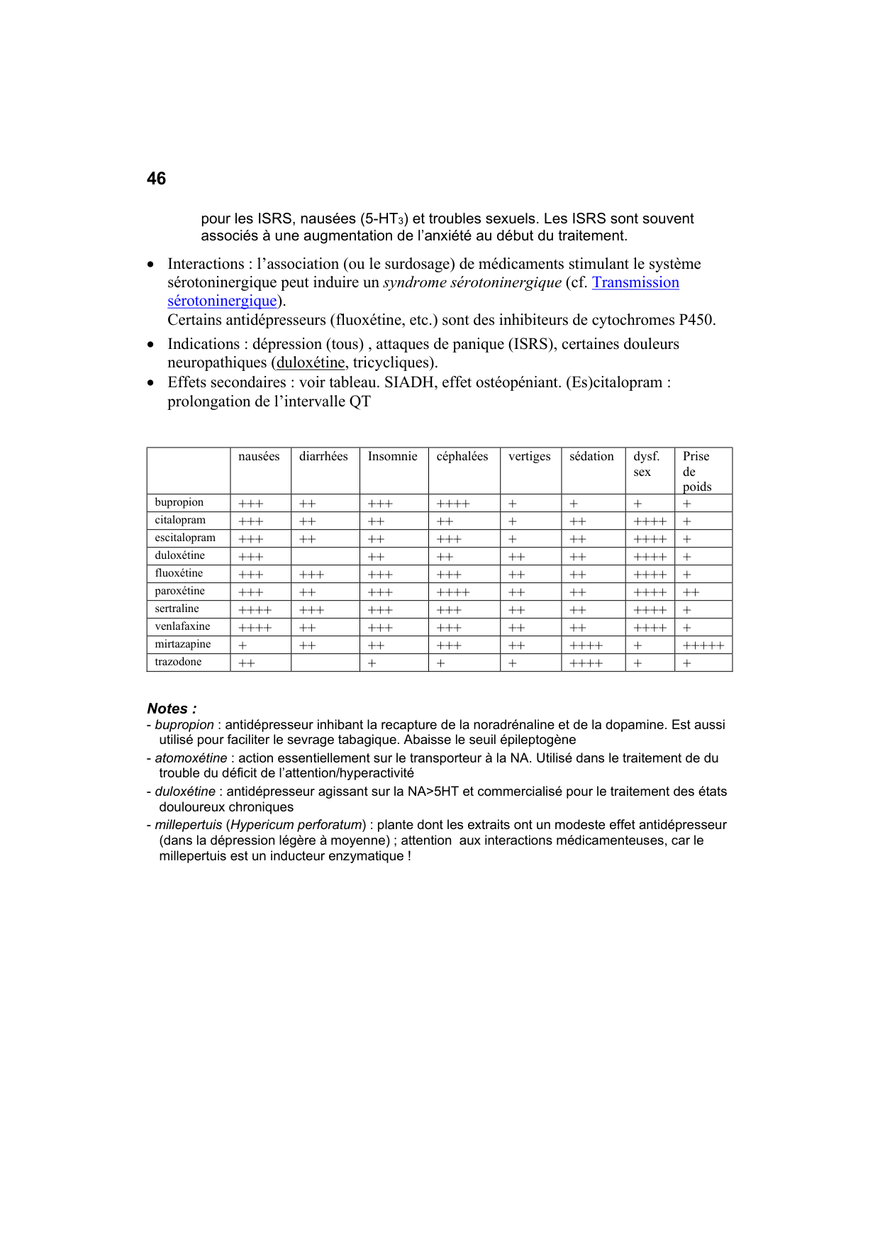 Polycopié Pharmacologie Schaad mars 2024 page 48
