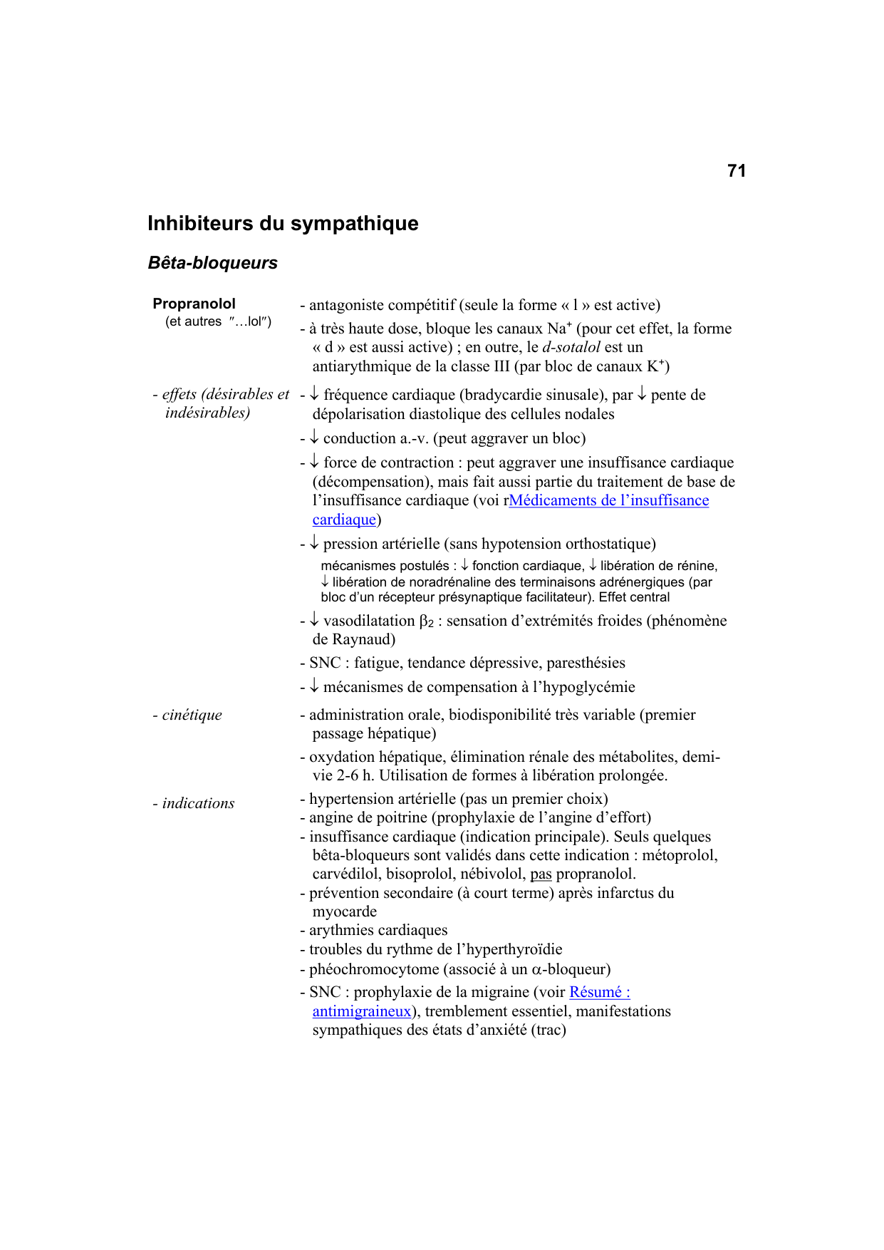 Polycopié Pharmacologie Schaad mars 2024 page 73