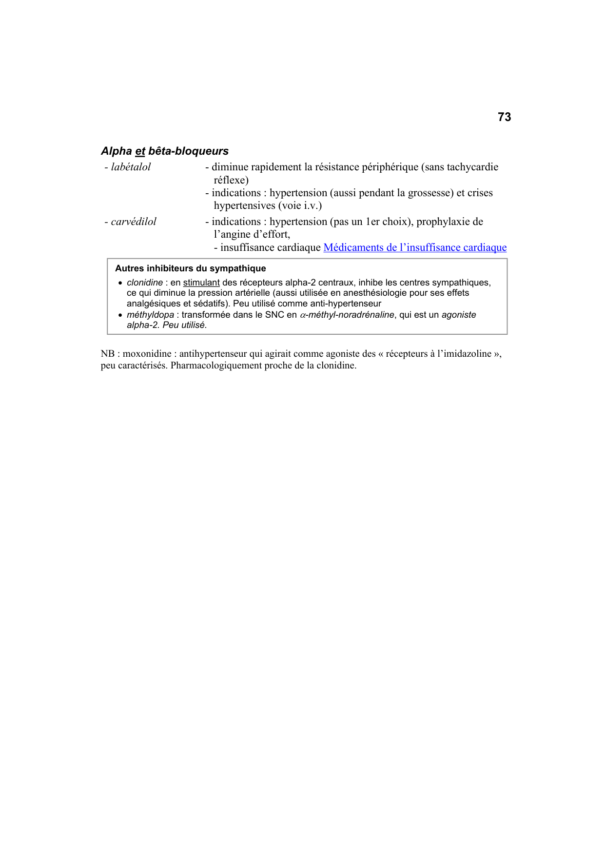 Polycopié Pharmacologie Schaad mars 2024 page 75