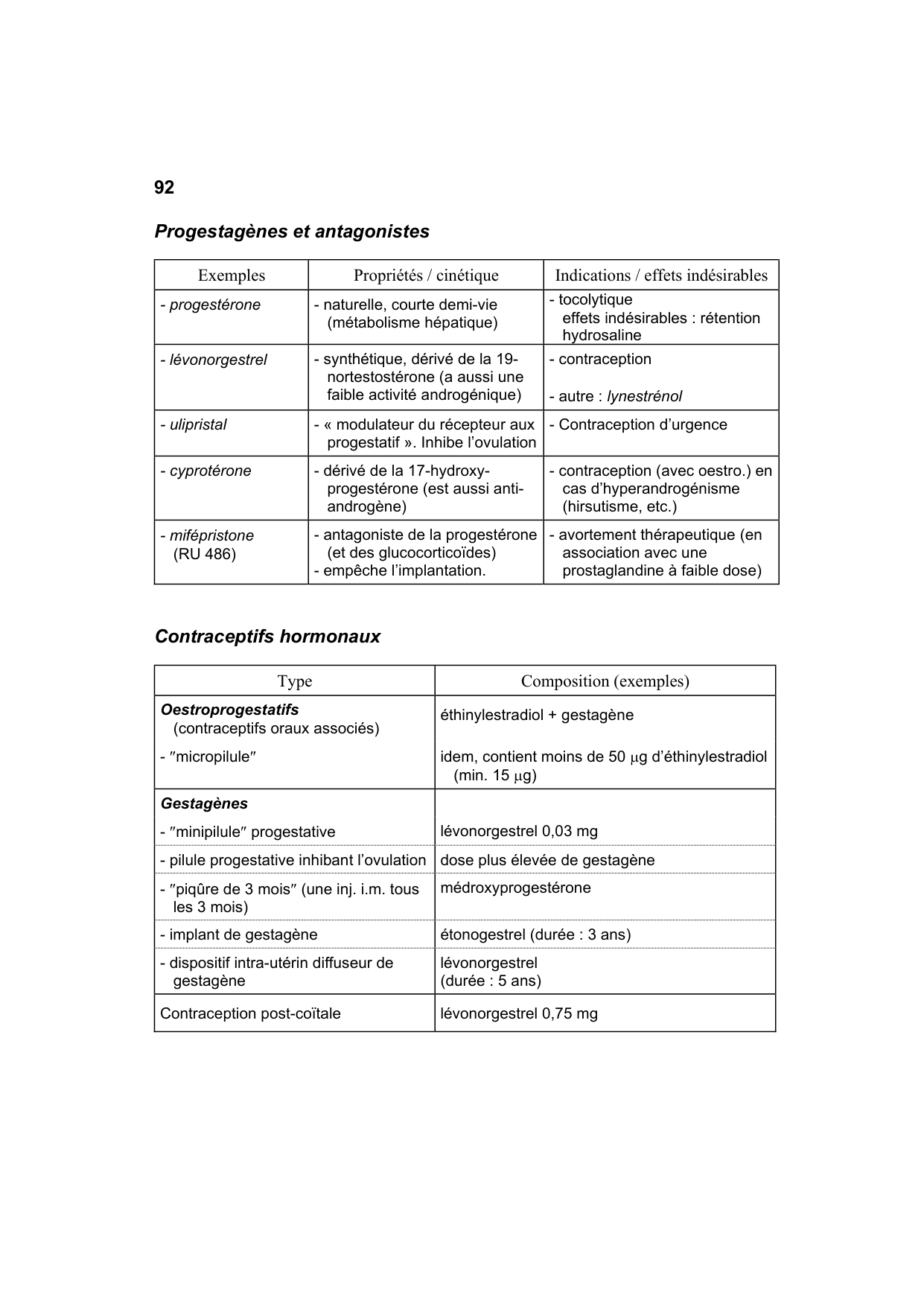 Polycopié Pharmacologie Schaad mars 2024 page 94