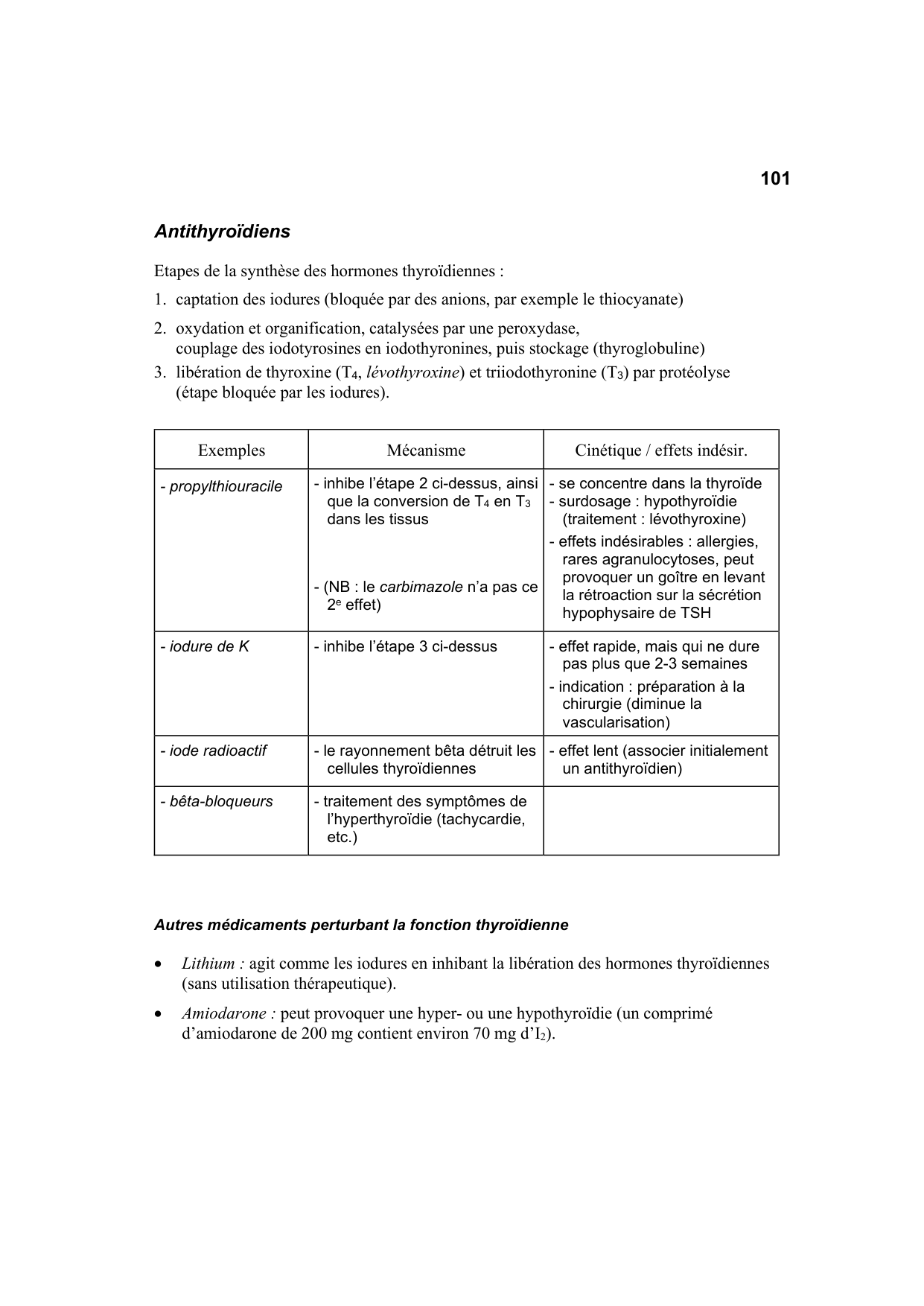 Polycopié Pharmacologie Schaad mars 2024 page 103