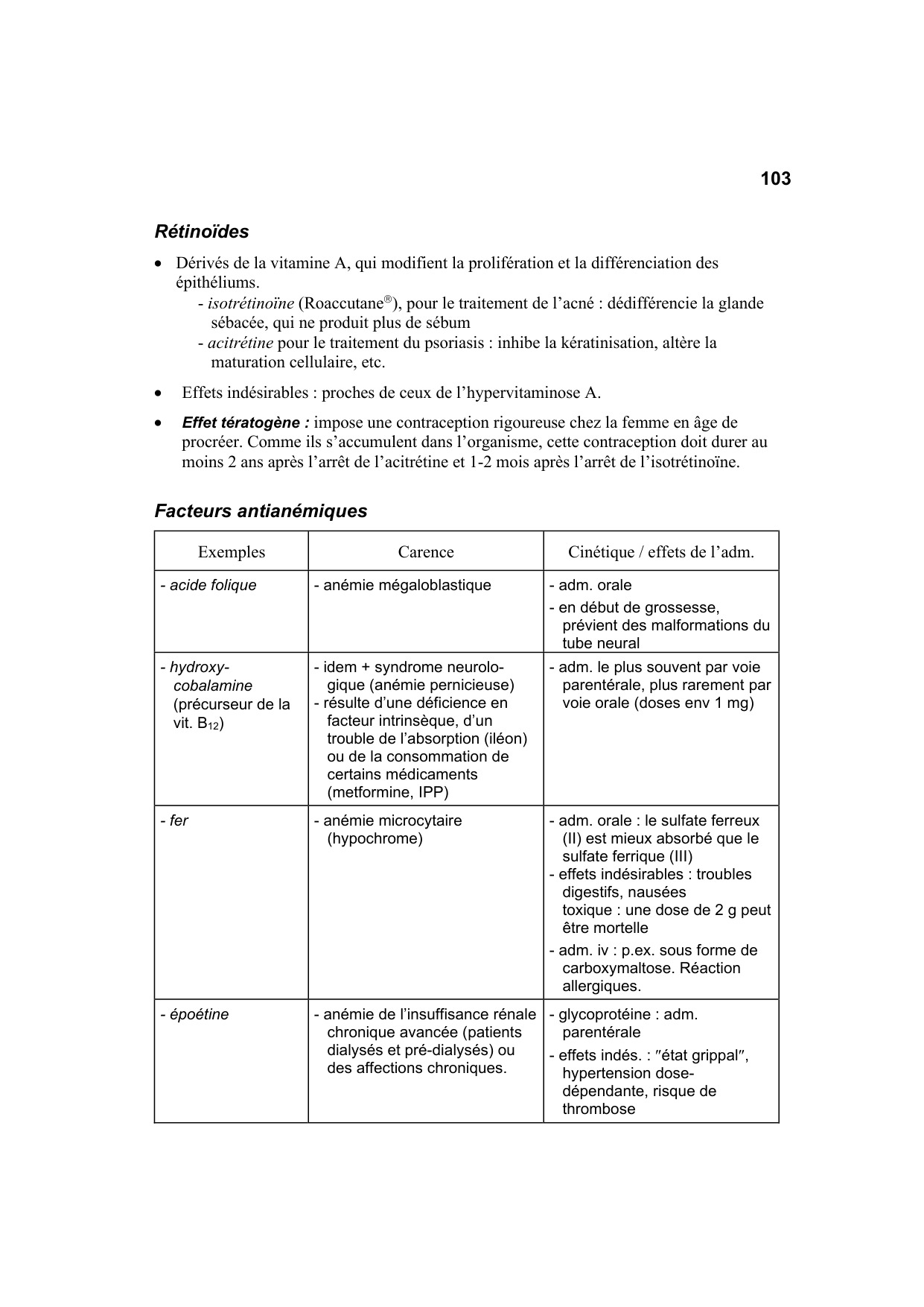 Polycopié Pharmacologie Schaad mars 2024 page 105