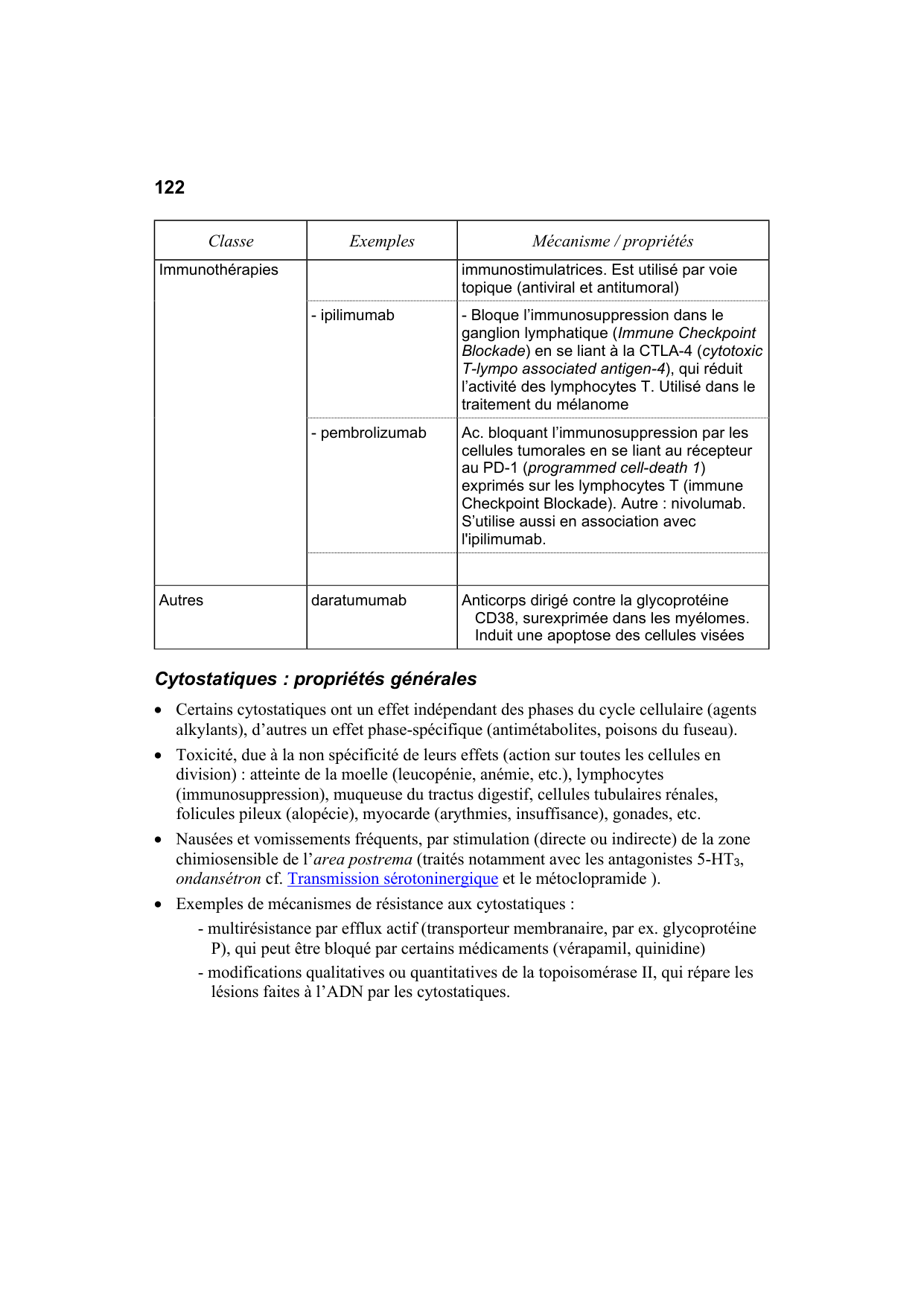Polycopié Pharmacologie Schaad mars 2024 page 124