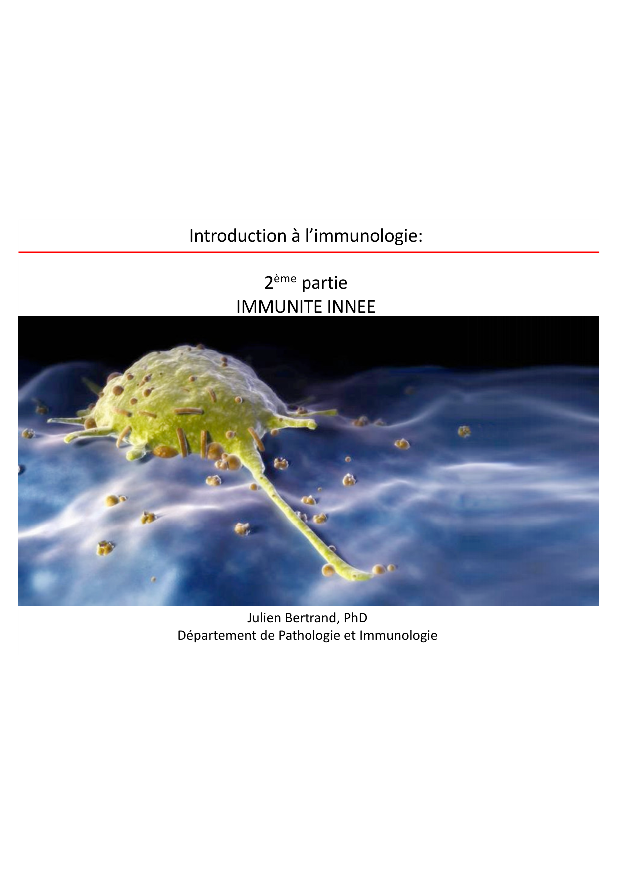 Cours2-ImmuniteInnee2026 page 1