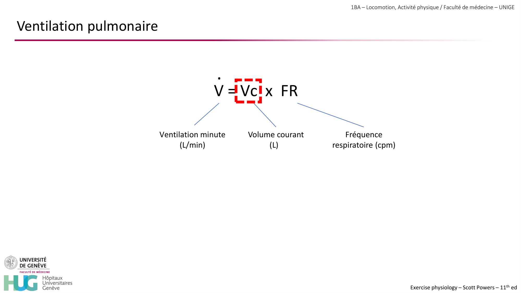 1BA 2025-2026 2026.04.14 - Réponse cardio-vasculaire et respiratoire page 30