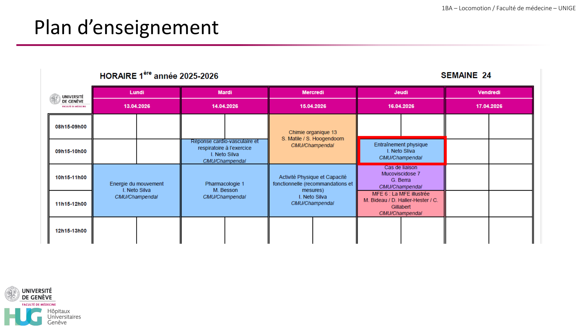 1BA 2025-2026 2026.04.16 - Entraînement physique - Ivo NETO SILVA page 2