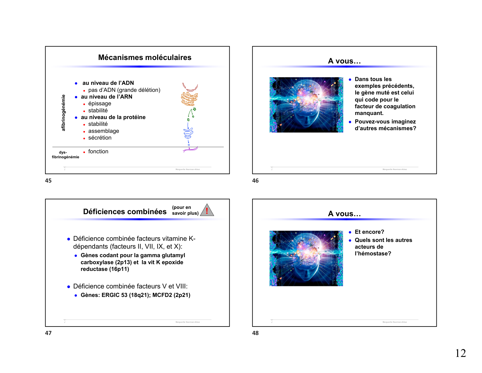 Hémophilie étudiants 2026 page 12