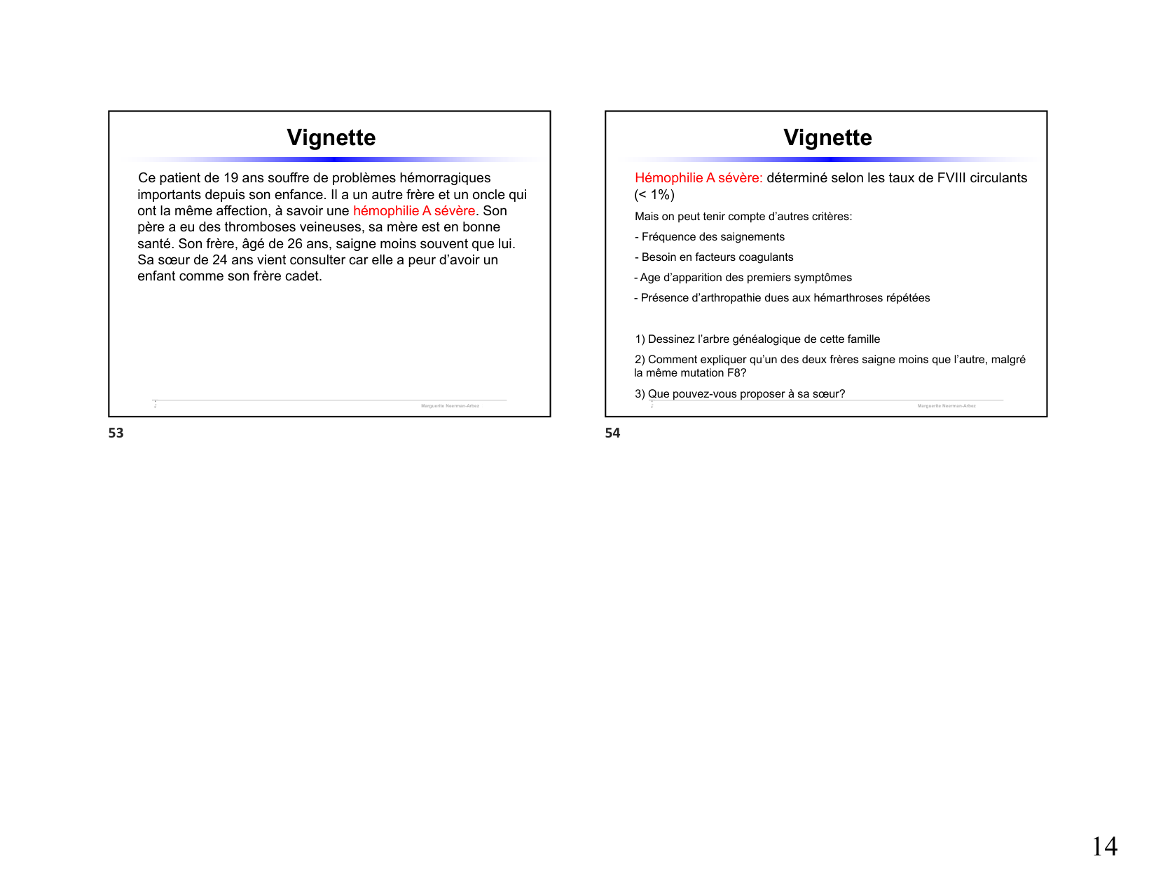 Hémophilie étudiants 2026 page 14