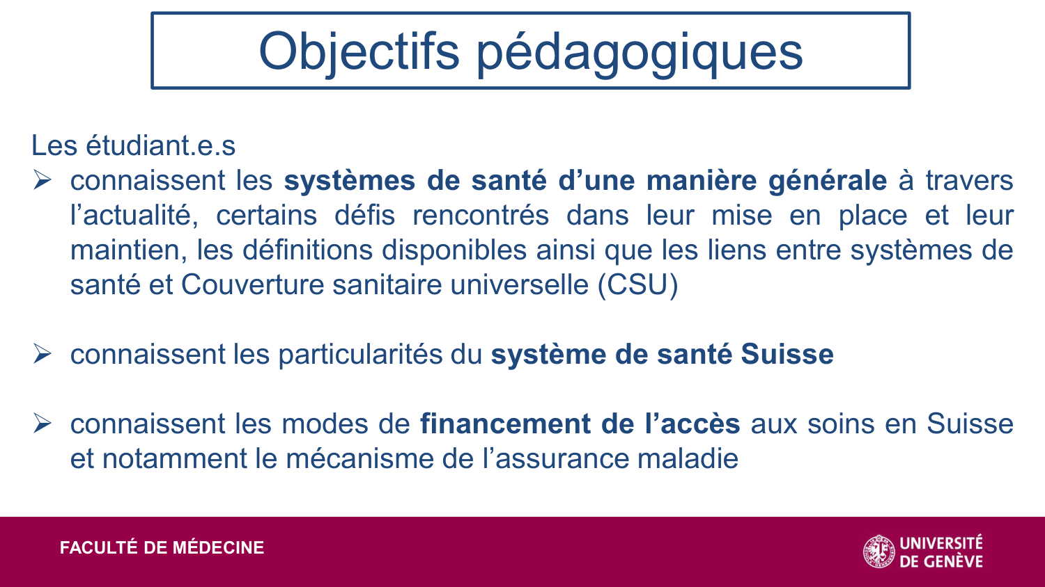 2025 Dagron - cours systèmes de santé page 3