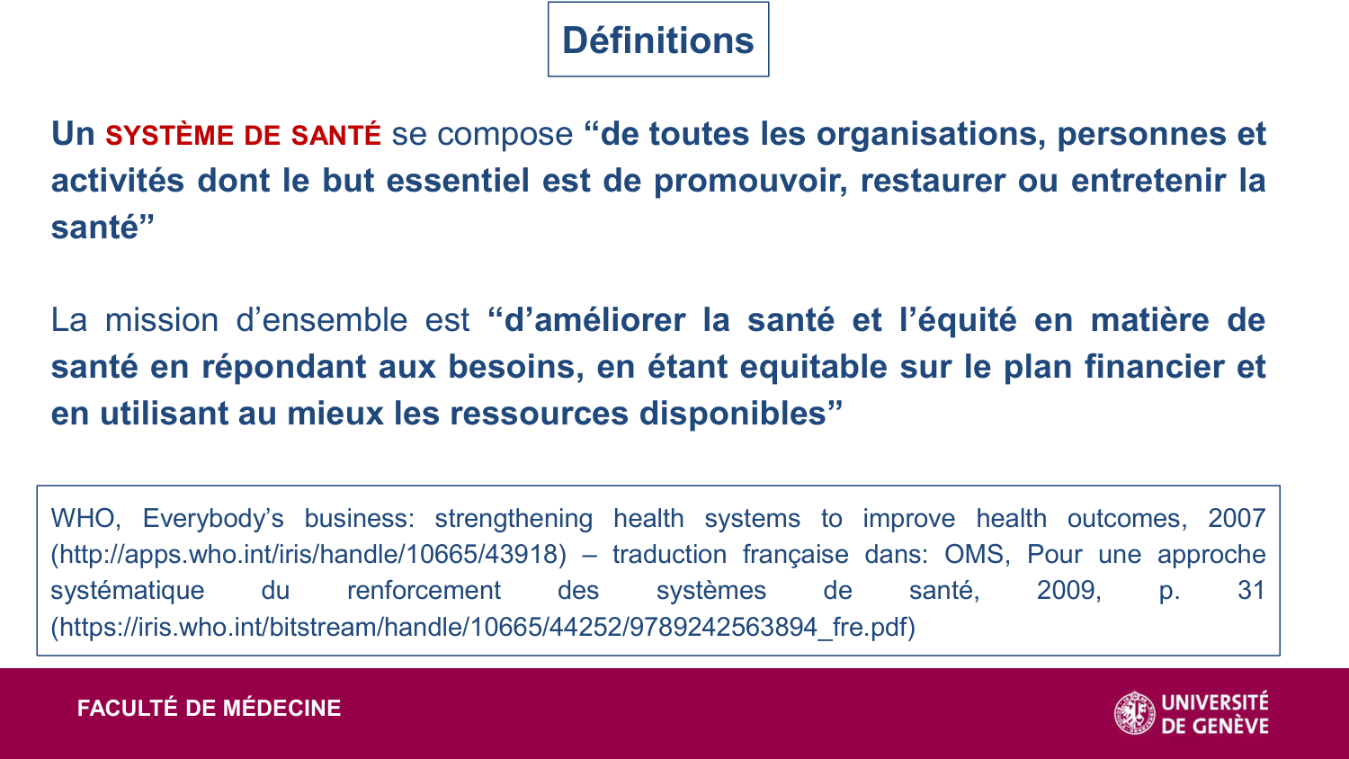 2025 Dagron - cours systèmes de santé page 16