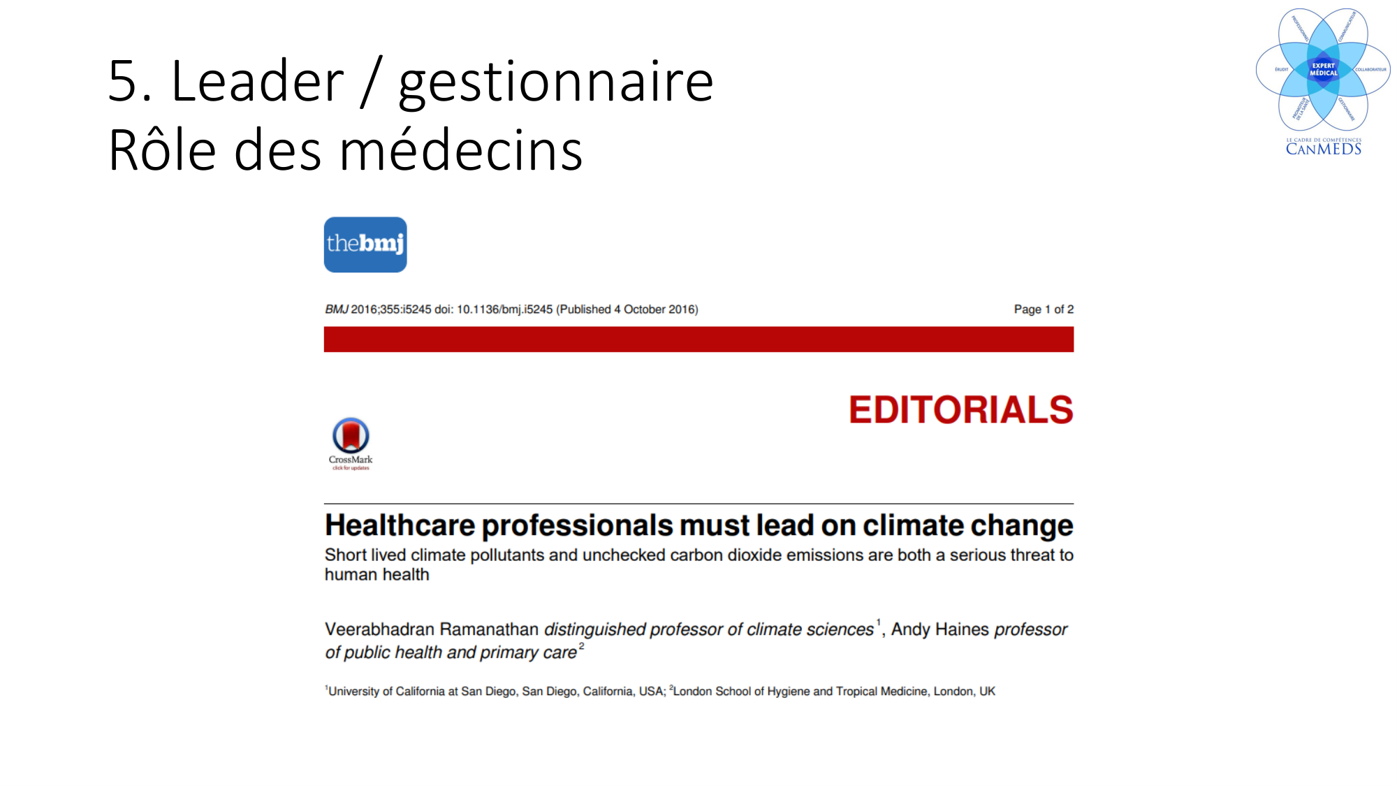 4- Santé planétaire Le rôle des médecins JS-2026 page 25