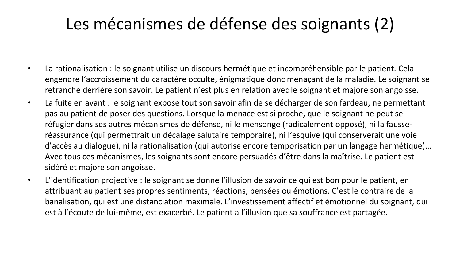 Cours PSS opérations défensives du thérapeute 25 page 18