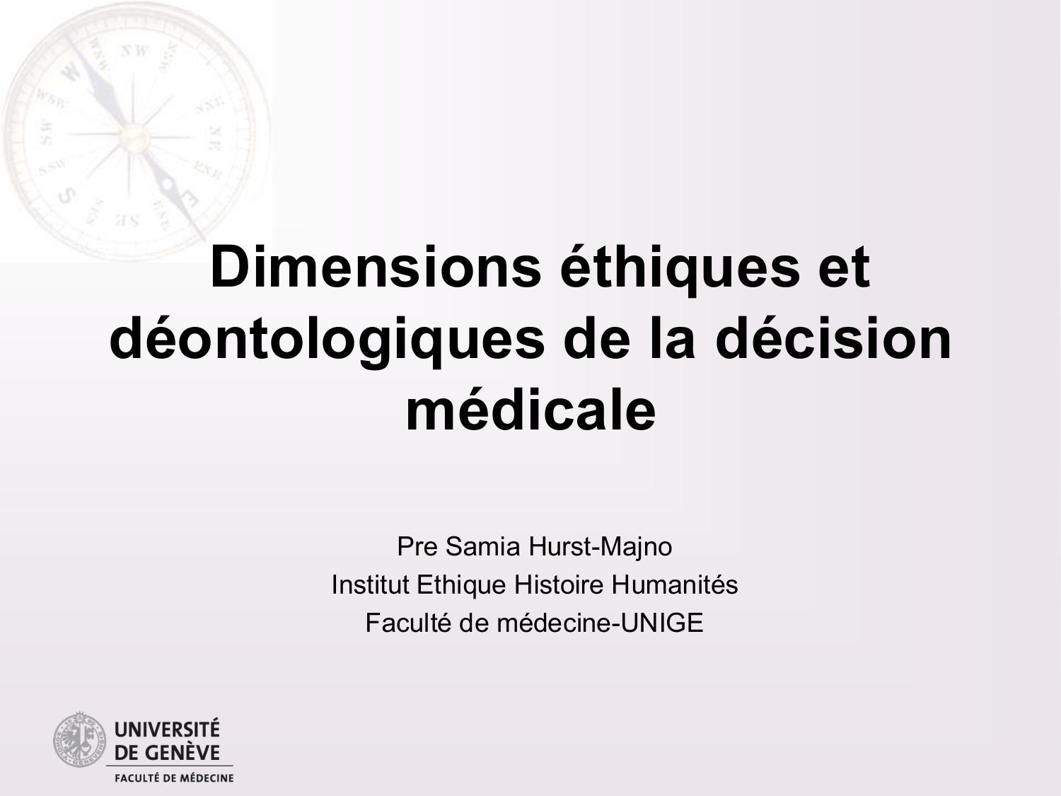 Dimensions éthiques et déontologiques de la décision médicale page 2