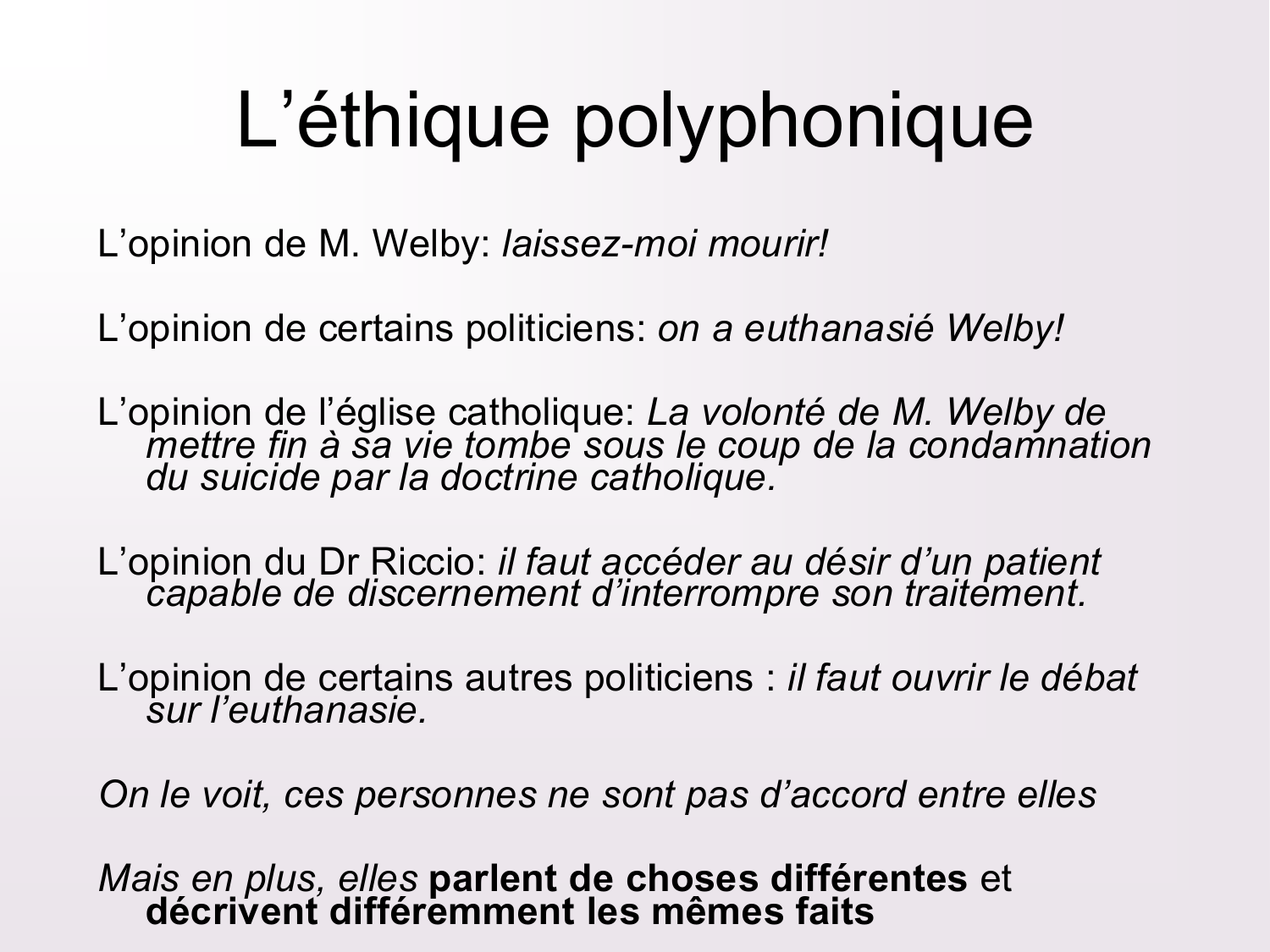Dimensions éthiques et déontologiques de la décision médicale page 14