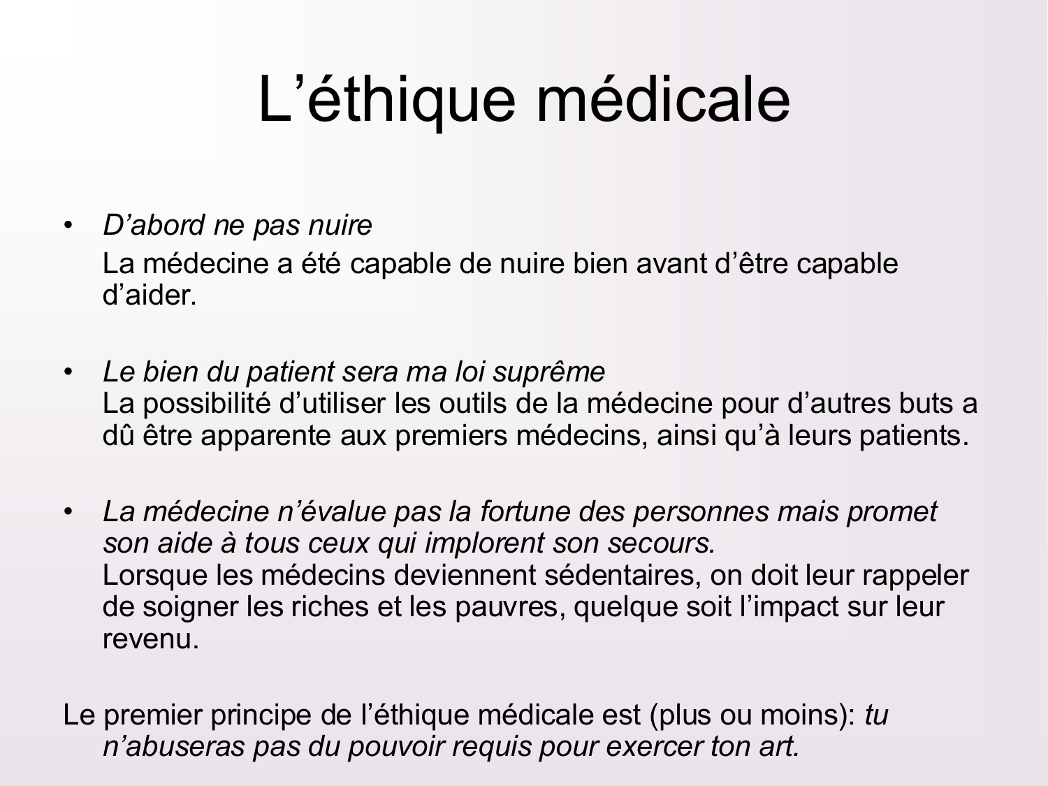 Dimensions éthiques et déontologiques de la décision médicale page 32
