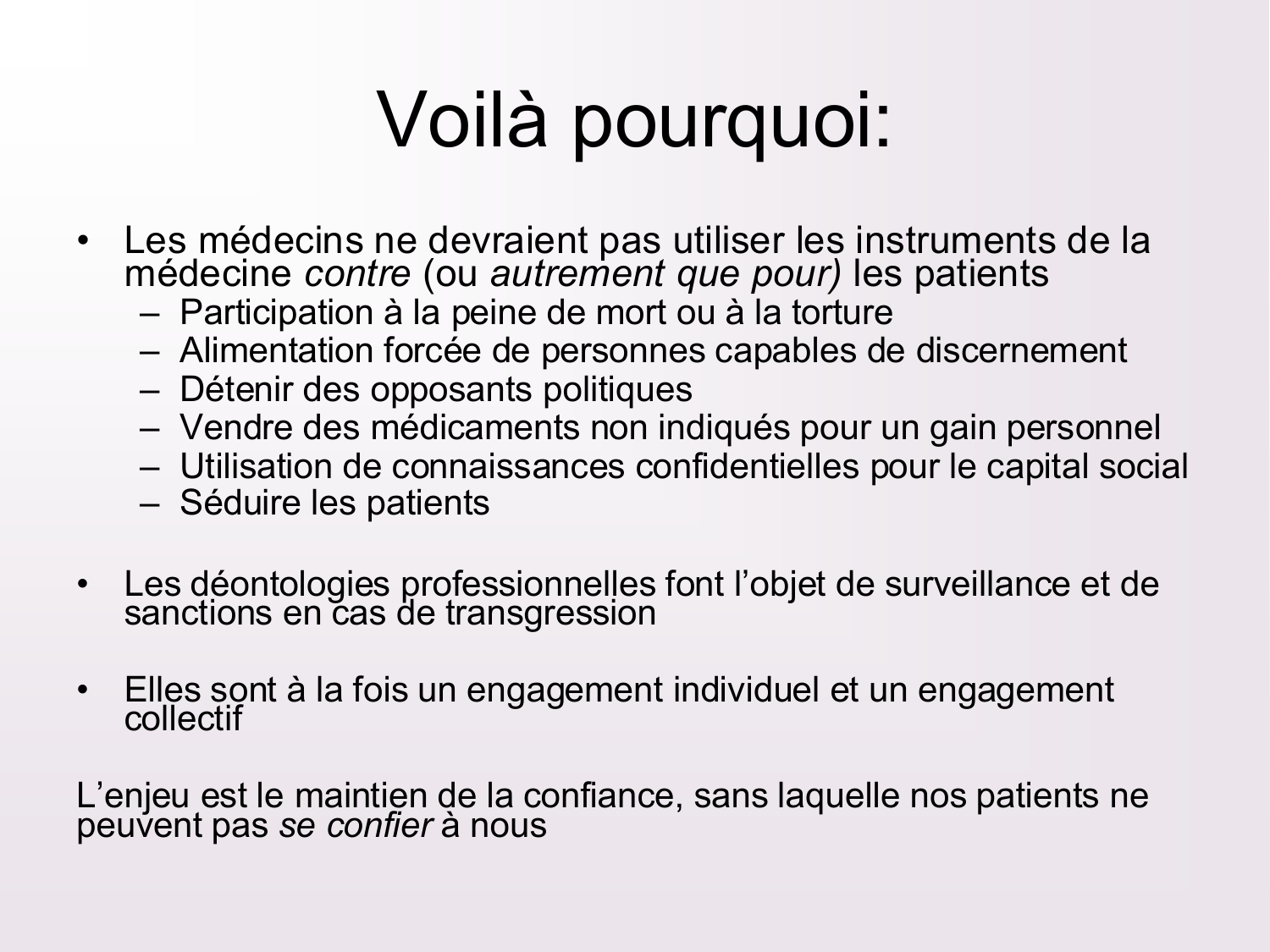 Dimensions éthiques et déontologiques de la décision médicale page 33