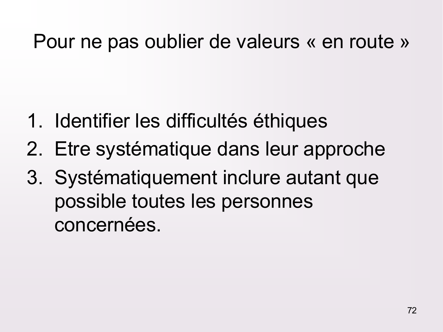 Dimensions éthiques et déontologiques de la décision médicale page 72