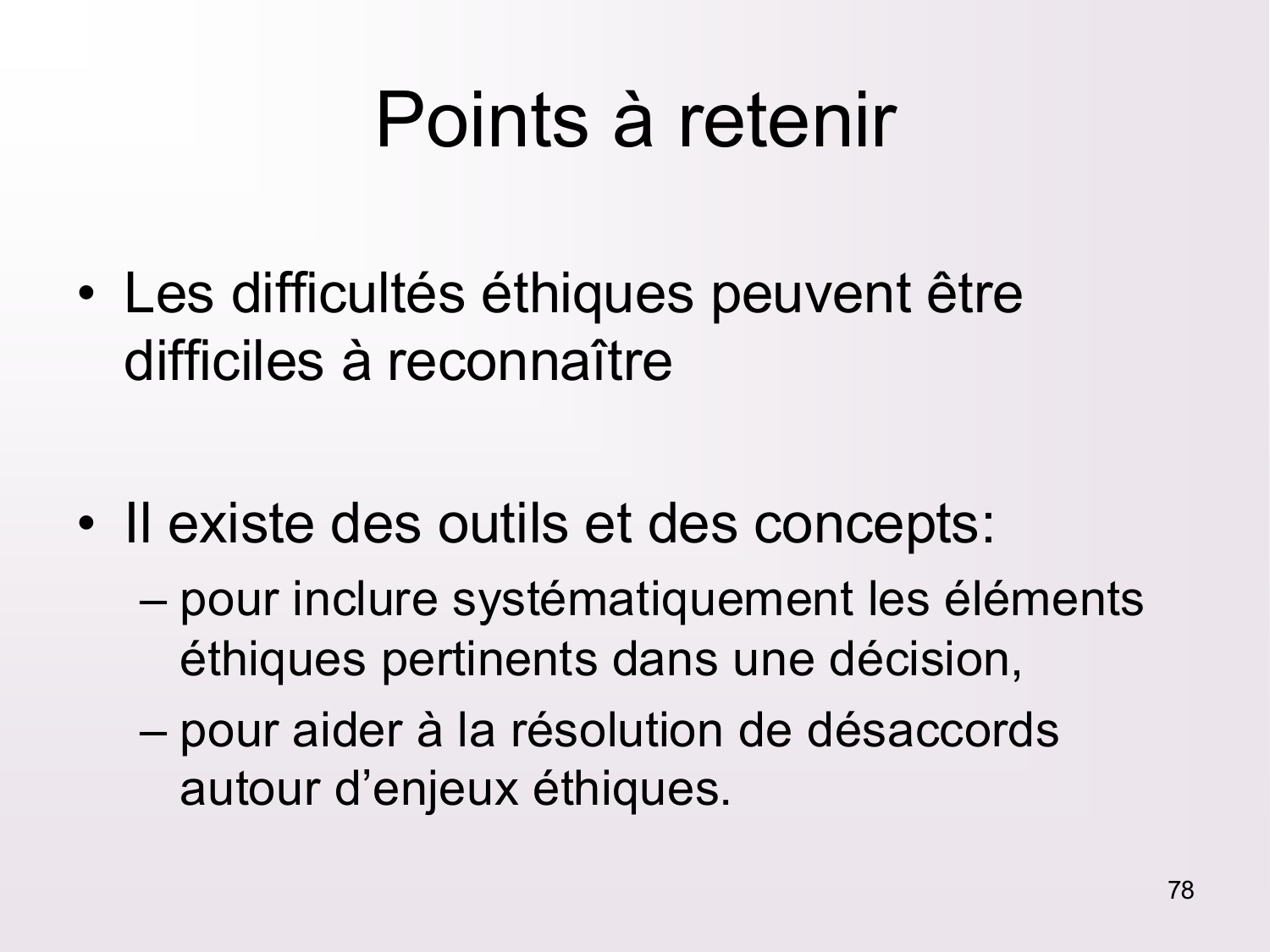 Dimensions éthiques et déontologiques de la décision médicale page 78
