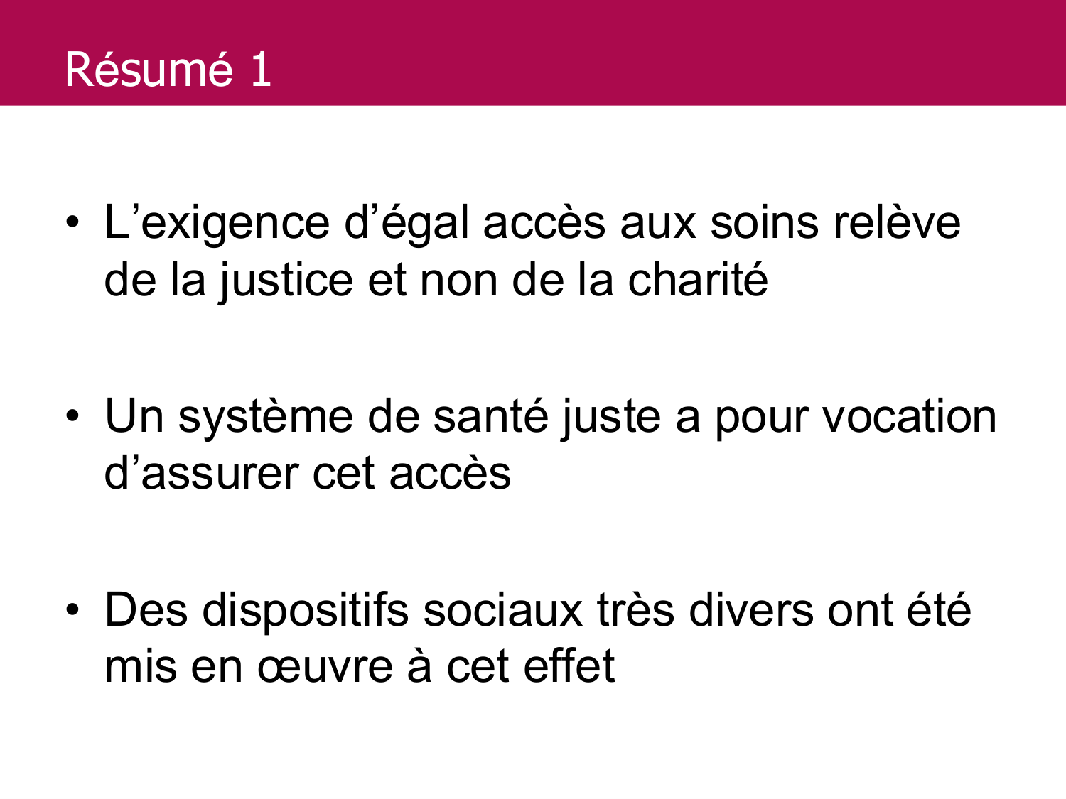 Equité et accès aux soins page 14