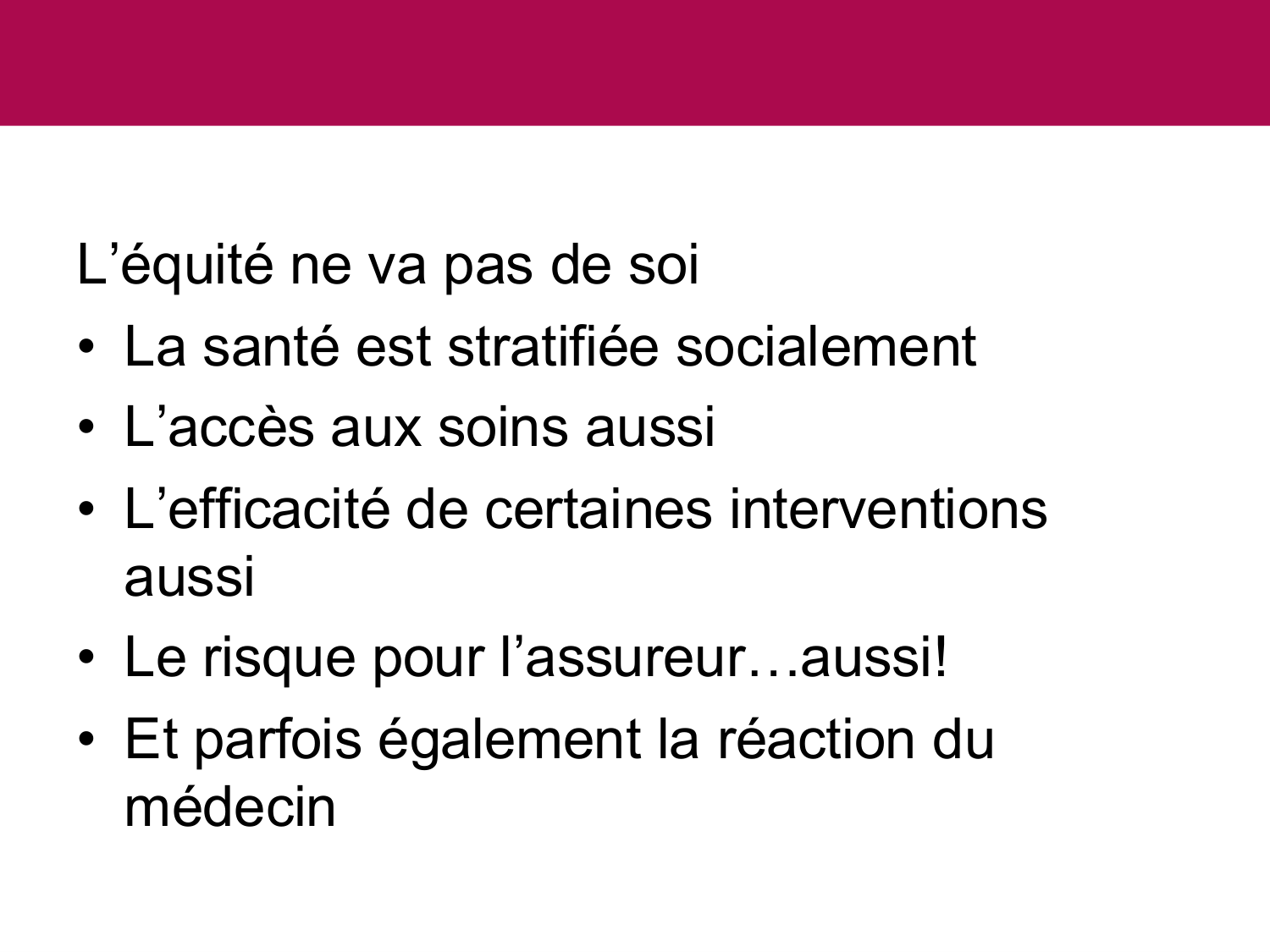 Equité et accès aux soins page 59