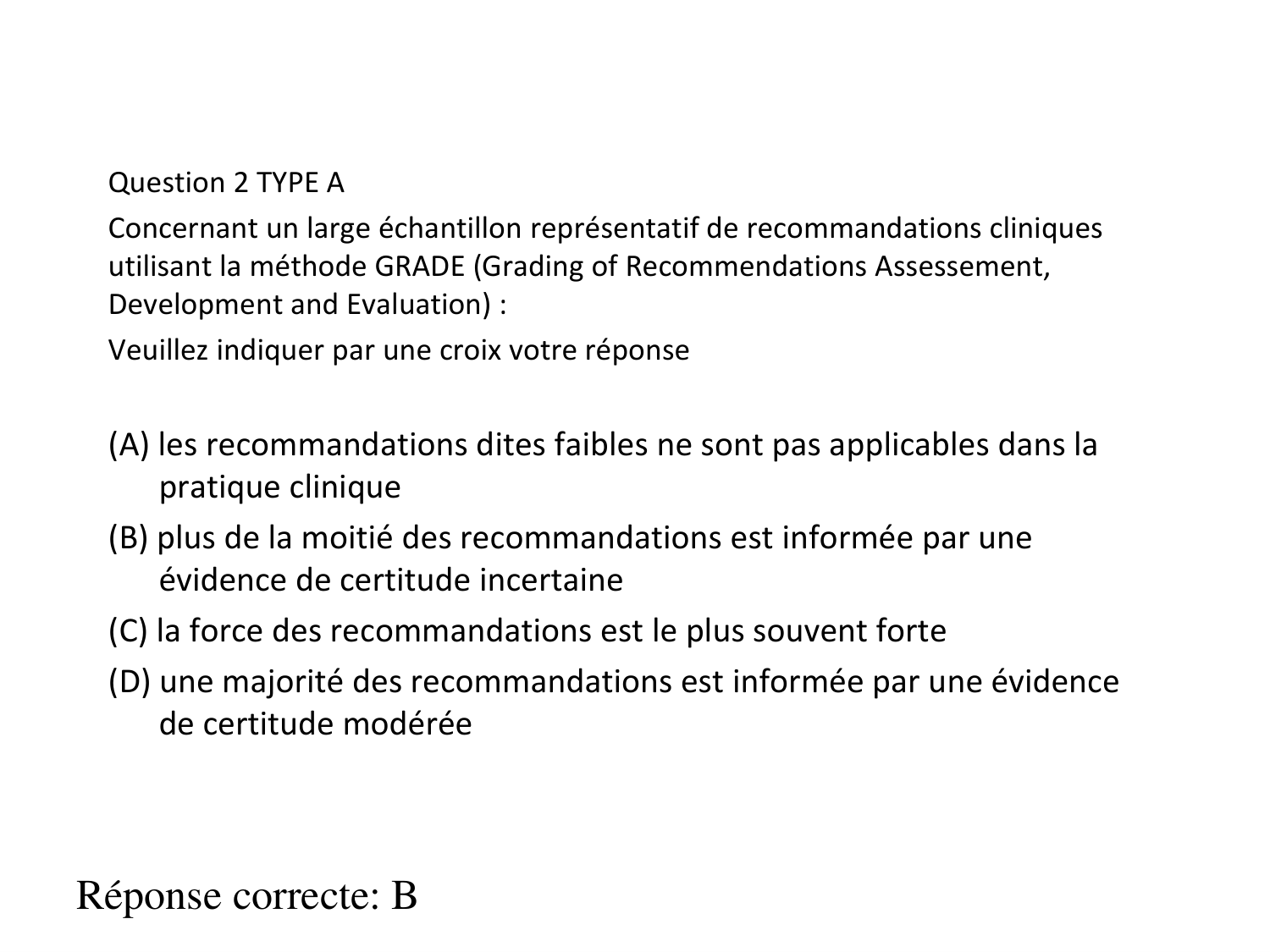La décision médicale synthèse 2025 qcm avec réponses eh page 57