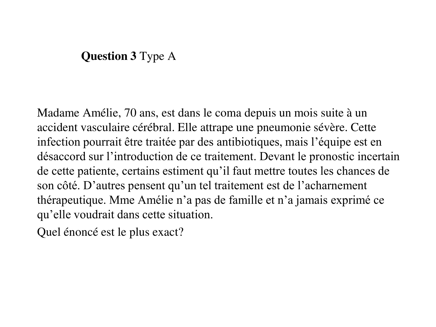 La décision médicale synthèse 2025 qcm avec réponses eh page 58
