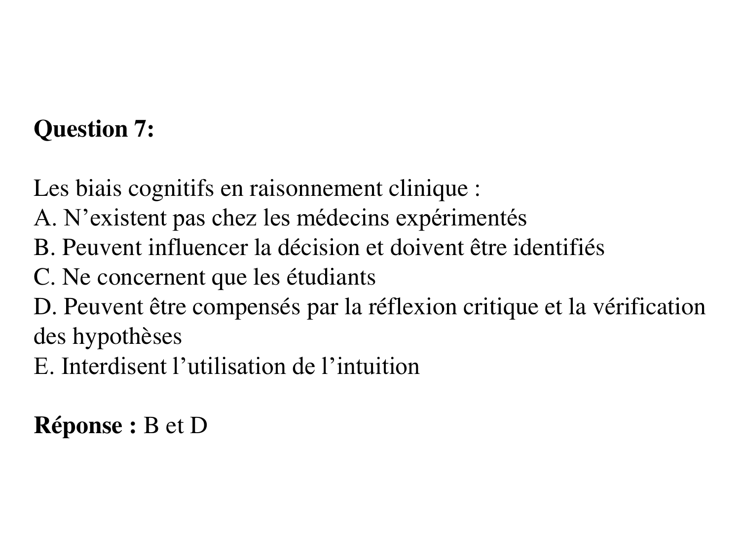 La décision médicale synthèse 2025 qcm avec réponses eh page 68