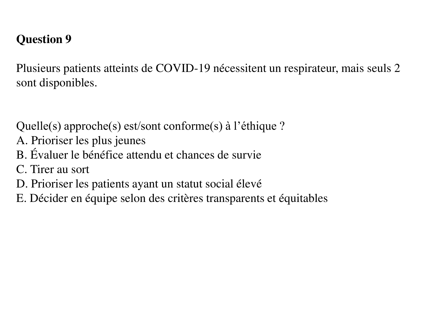 La décision médicale synthèse 2025 qcm avec réponses eh page 71