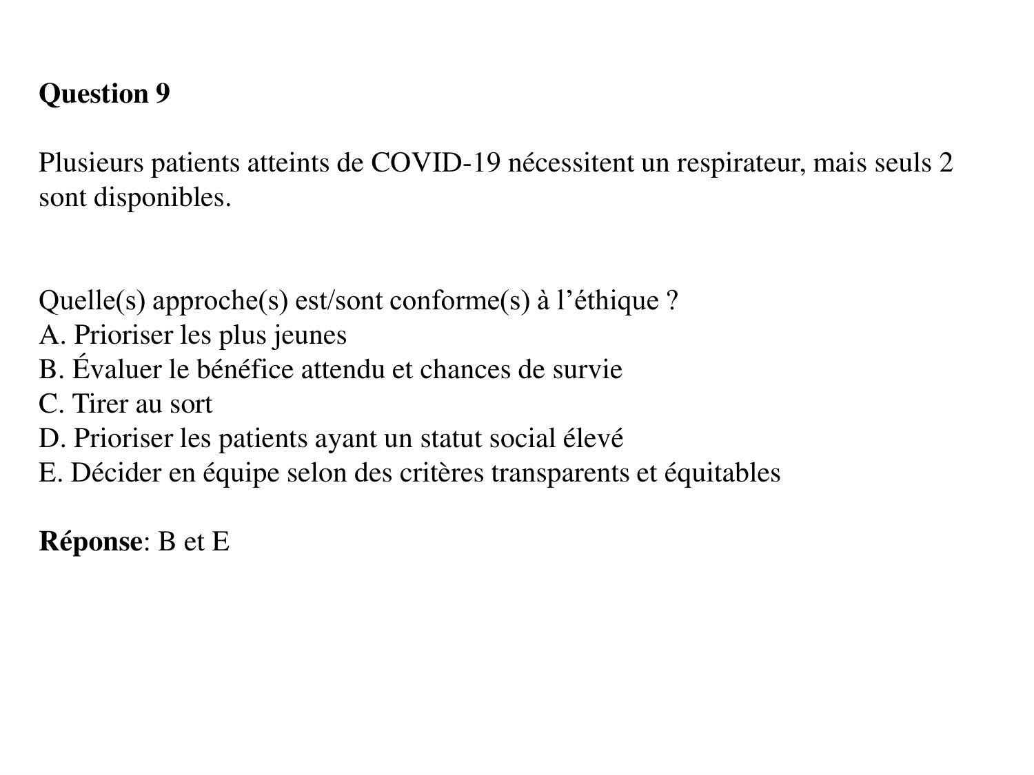 La décision médicale synthèse 2025 qcm avec réponses eh page 72