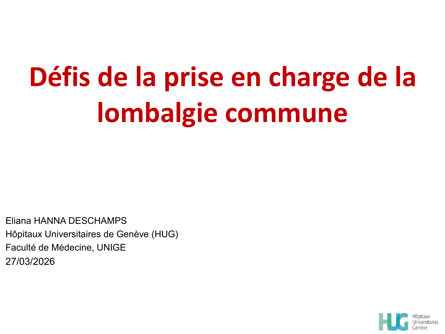 PSS Défis de la prise en charge de la lombalgie 2026 page 2