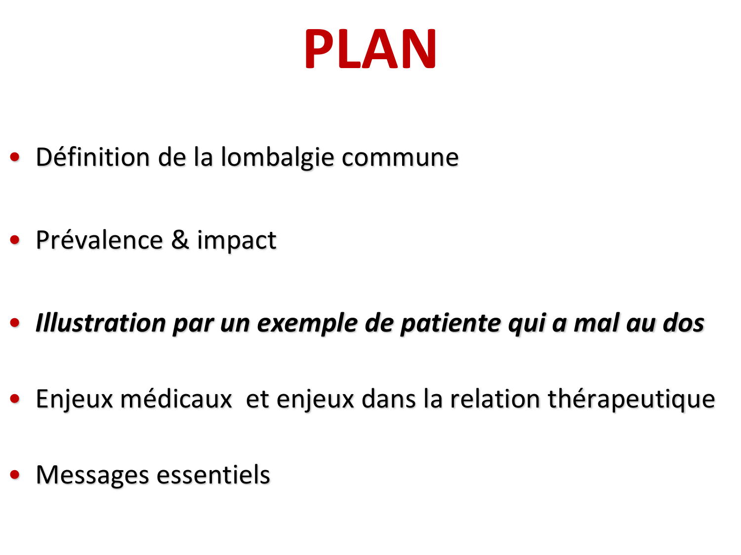 PSS Défis de la prise en charge de la lombalgie 2026 page 14