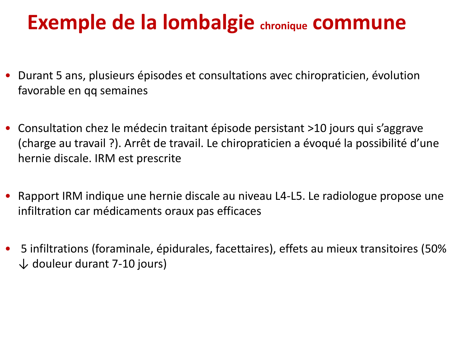 PSS Défis de la prise en charge de la lombalgie 2026 page 17