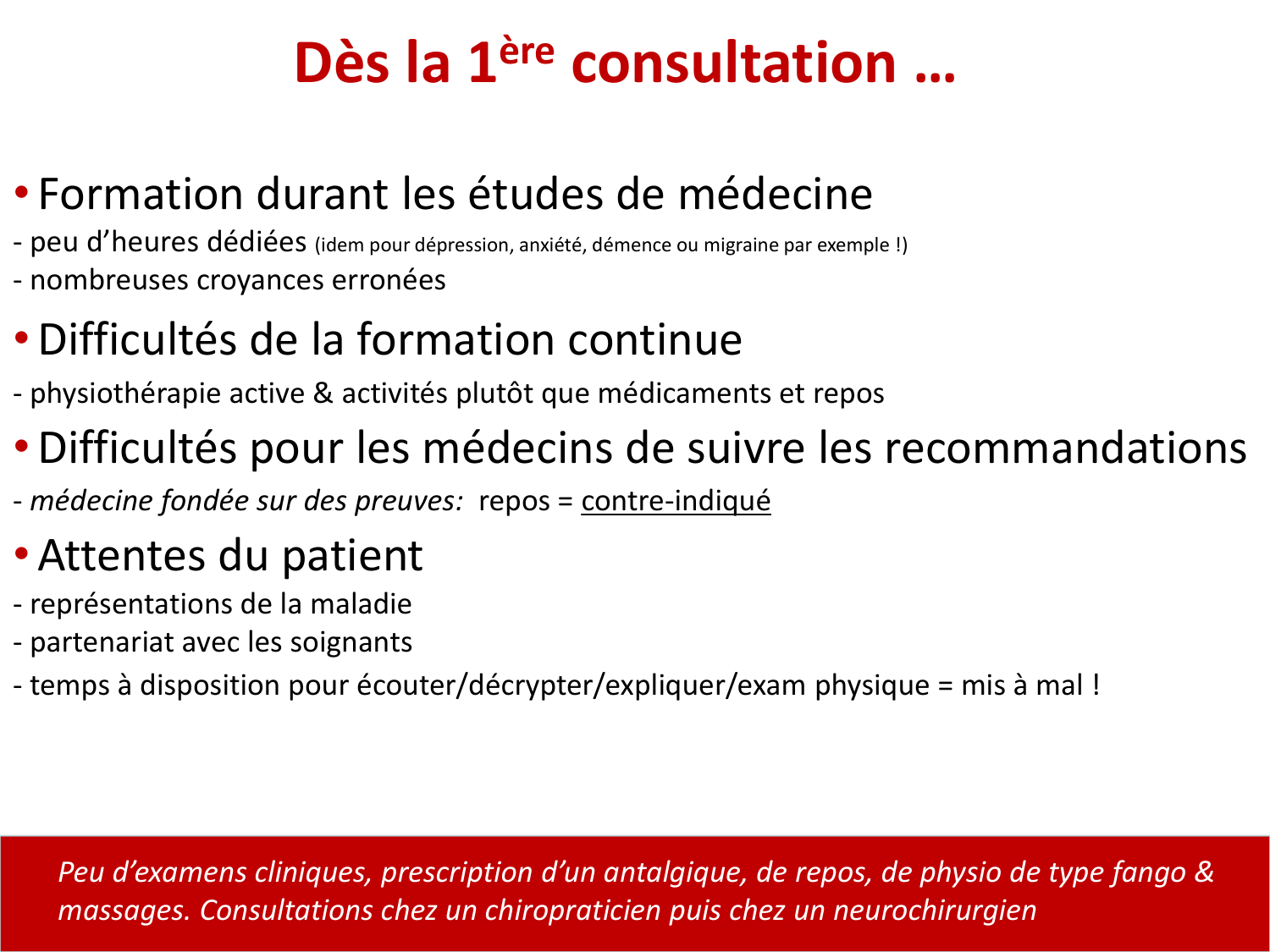 PSS Défis de la prise en charge de la lombalgie 2026 page 29