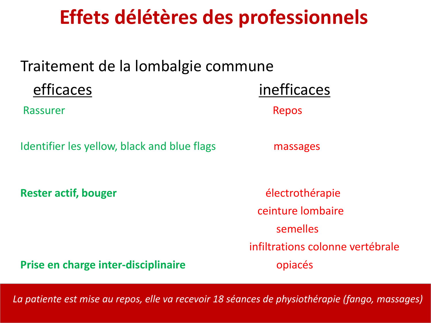 PSS Défis de la prise en charge de la lombalgie 2026 page 30