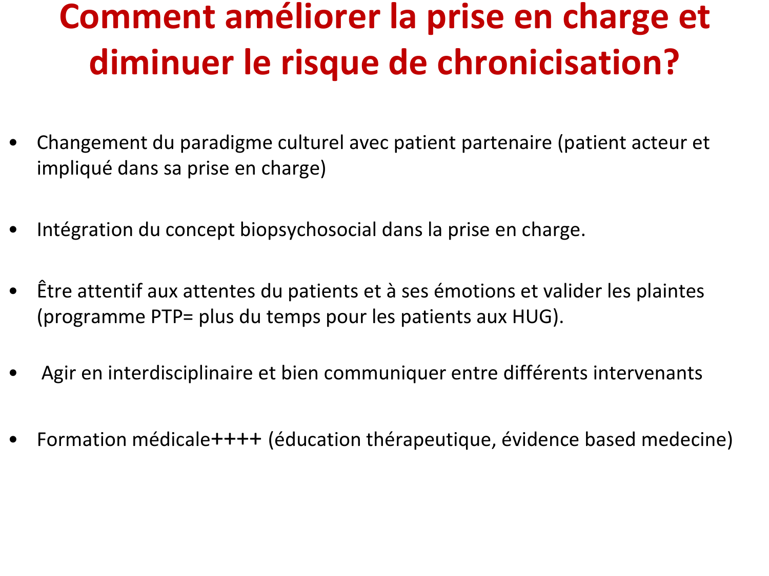 PSS Défis de la prise en charge de la lombalgie 2026 page 40