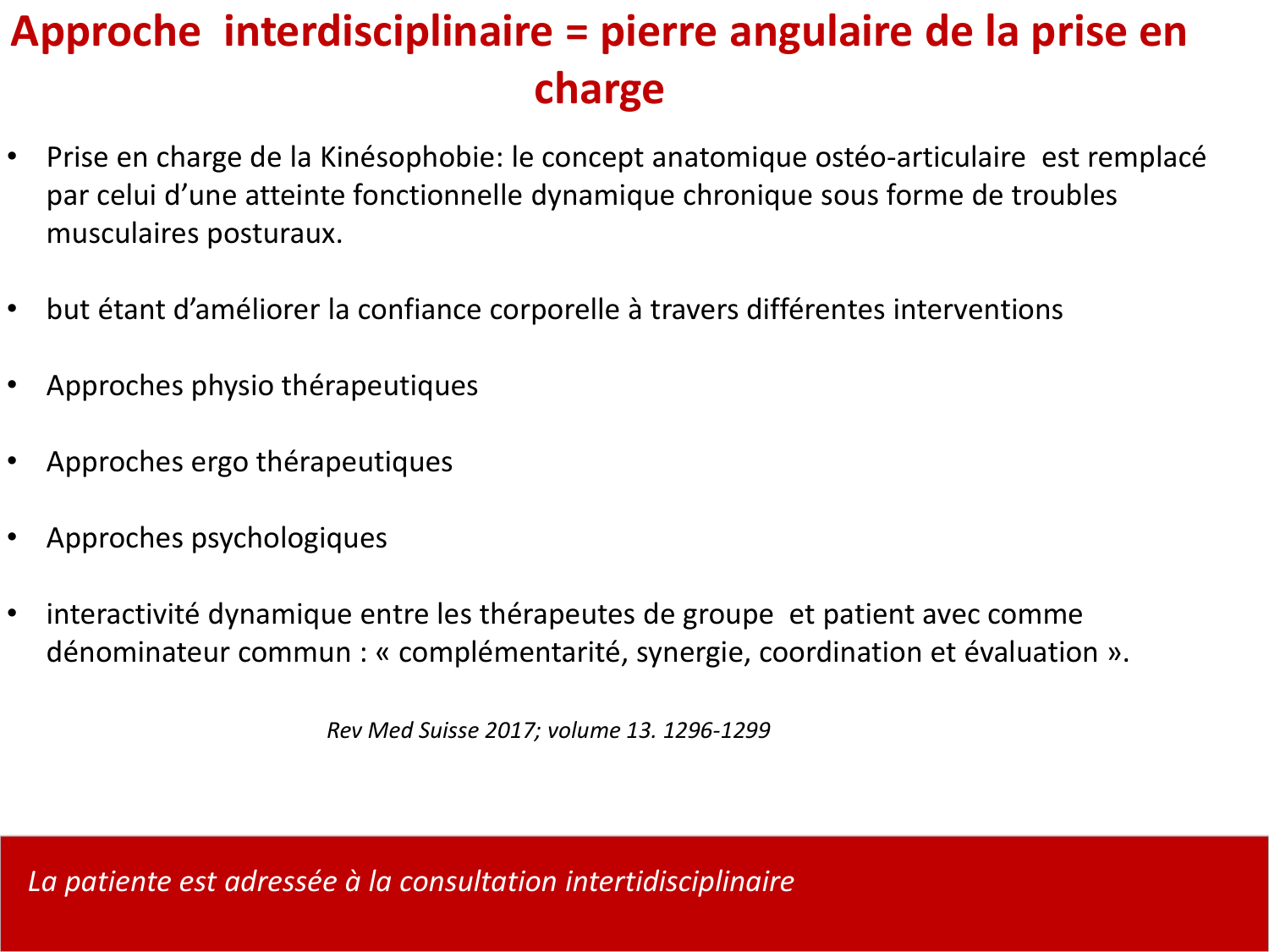 PSS Défis de la prise en charge de la lombalgie 2026 page 41