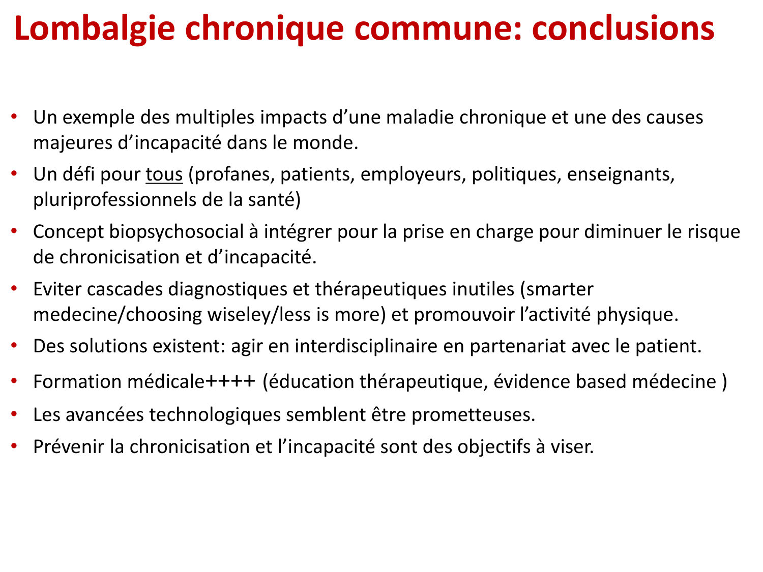 PSS Défis de la prise en charge de la lombalgie 2026 page 52