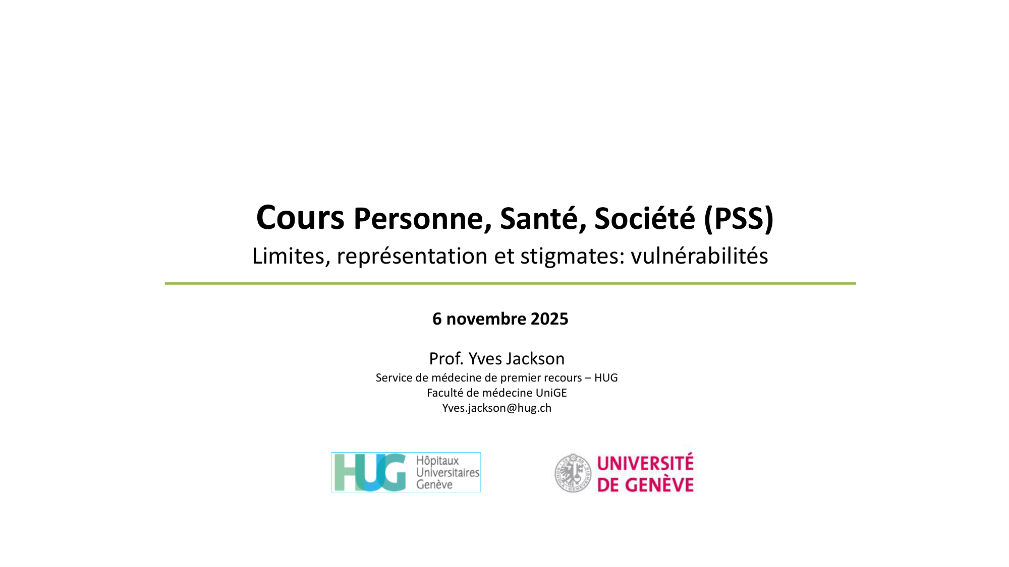 Personne, Santé, Société (PSS) Jackson 2025 page 2