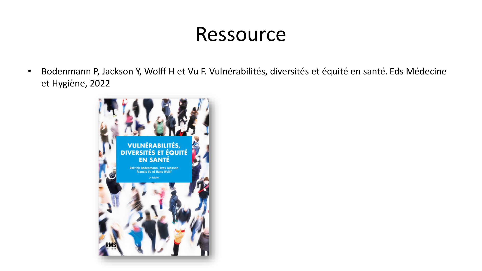 Personne, Santé, Société (PSS) Jackson 2025 page 44