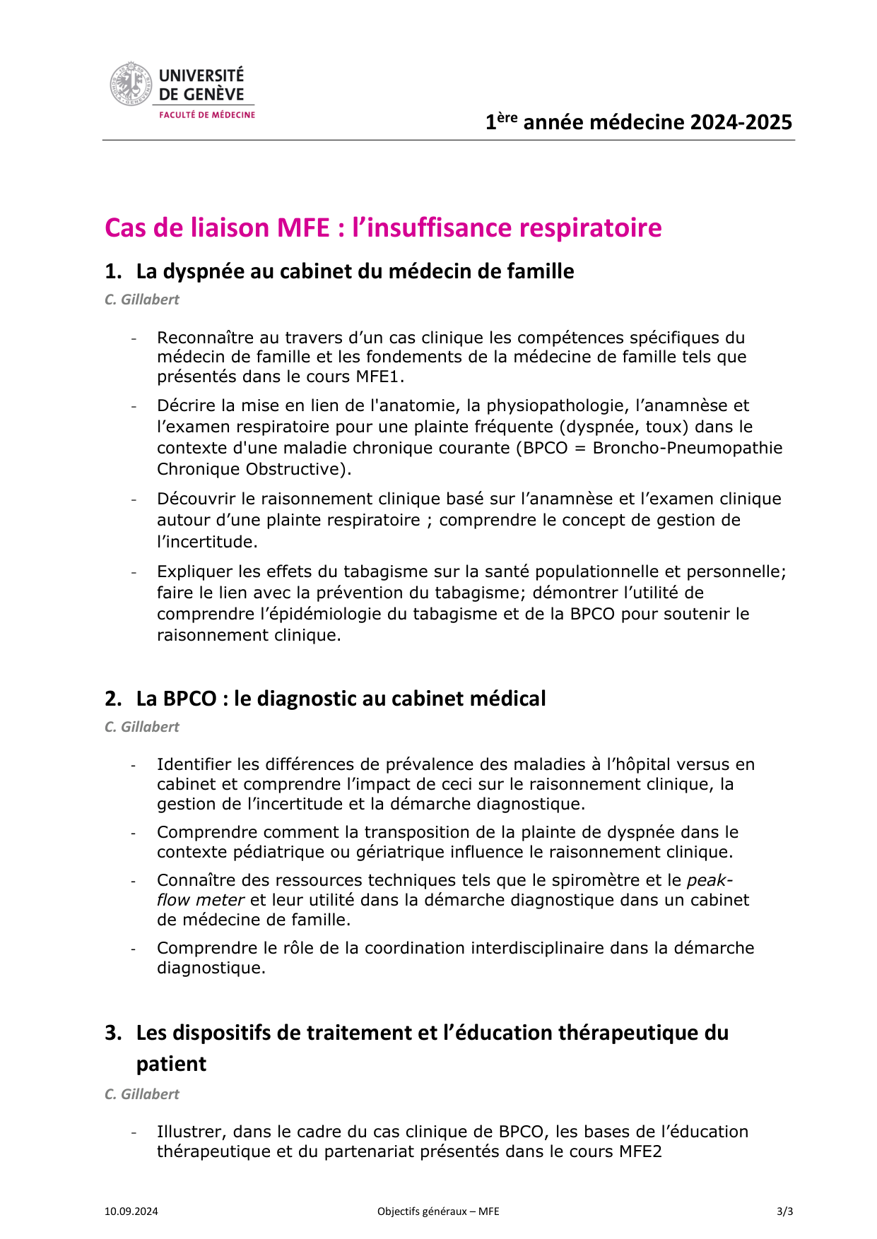 1ère BA Objectifs-MFE Cas de Liaison-2024-2025 page 3
